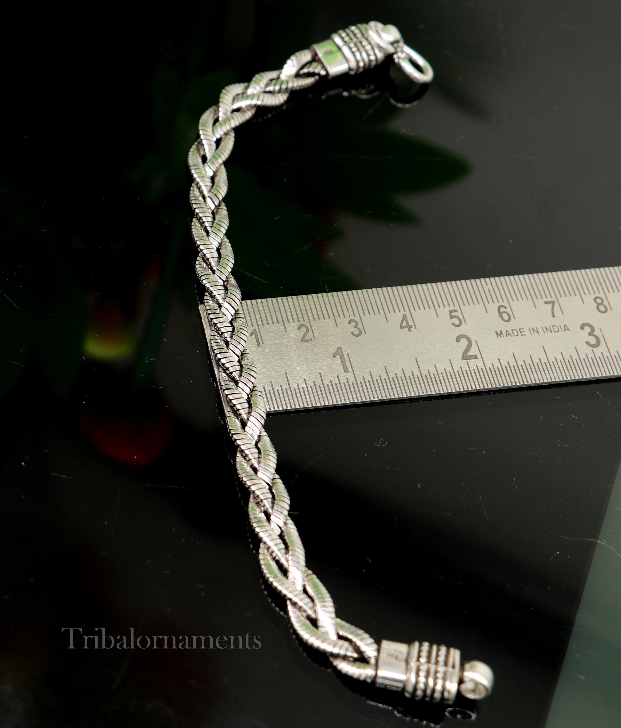 Real 925 Sterling Silver Bracelet Men's Wide 11mm Retro Punk Rock Wire  Chain Chain and Bracelet Male Thai Silver Jewelry Gift | 12mm Cuban Link  Chain Silver
