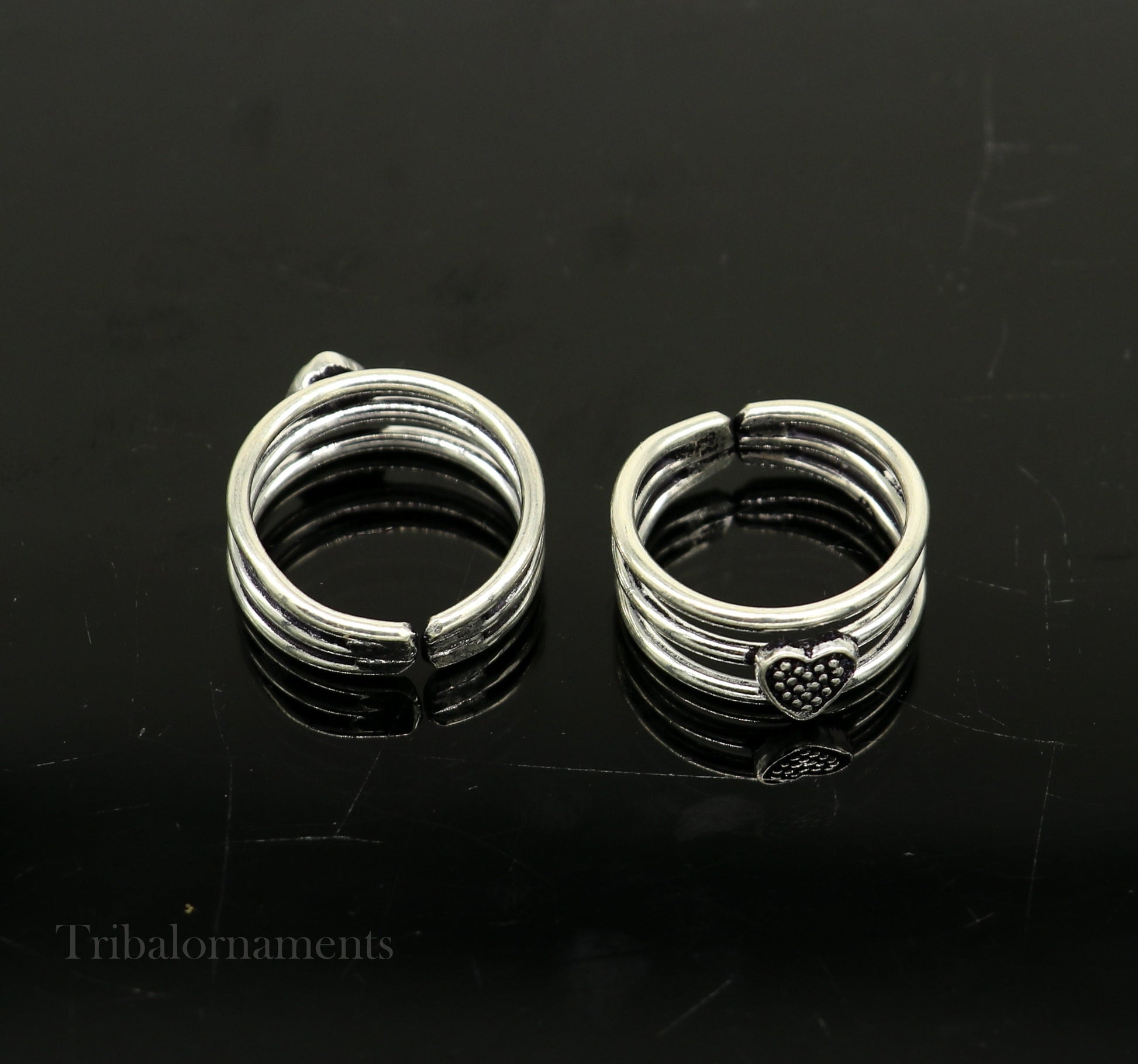 925 sterling silver excellent vintage design handmade toe ring, toe band stylish modern women's brides jewelry from india toer97 - TRIBAL ORNAMENTS