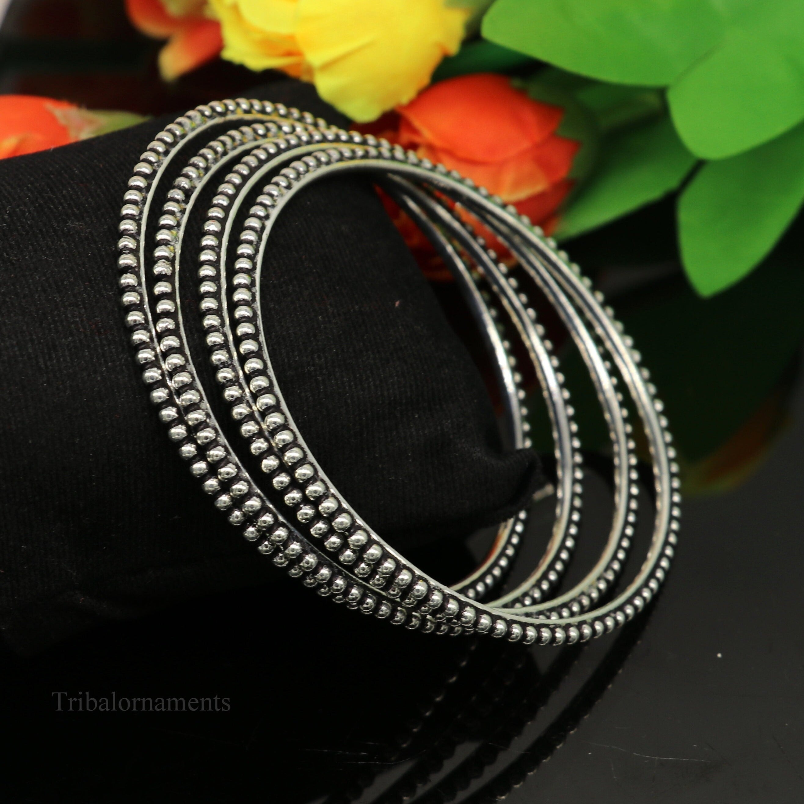 Silver metal sales bangles online