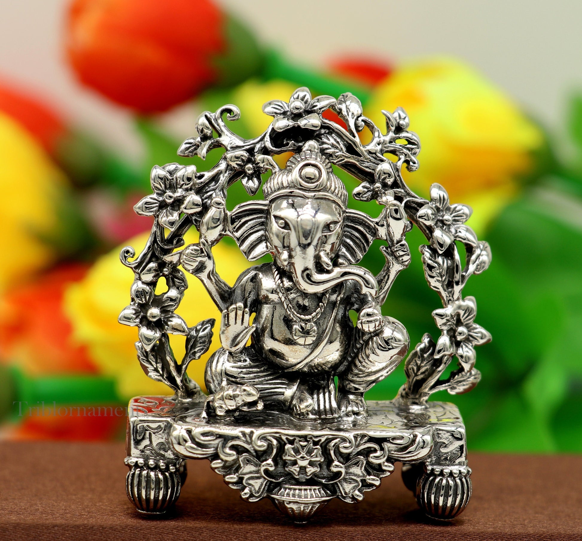 Handcrafted Lord Ganesha Statue for Worship