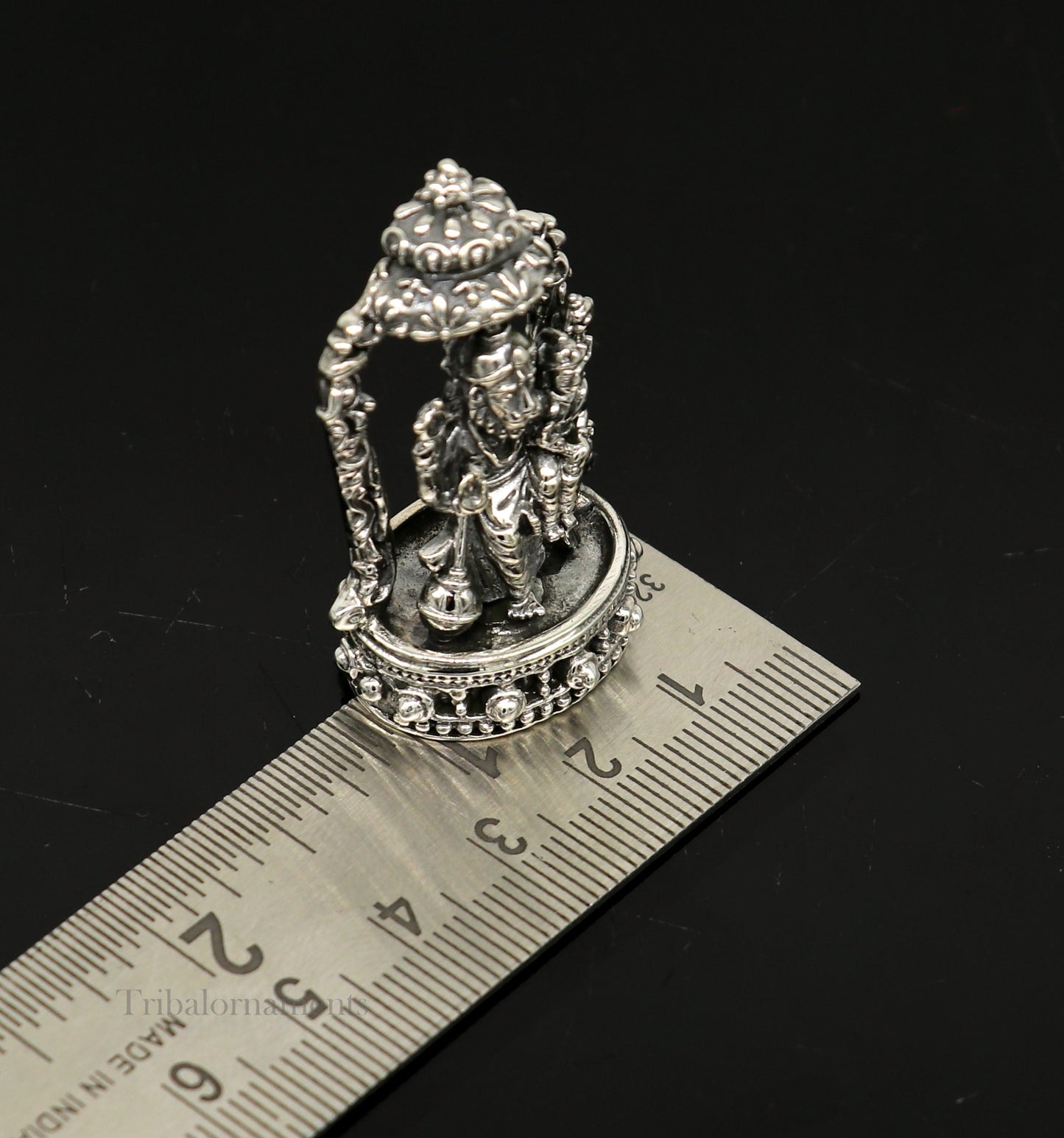 925 sterling silver handmade Narsinmha Narsingha statue or Murti with Prahalad, amazing Stunning diwal puja worshipping  figurine art156 - TRIBAL ORNAMENTS