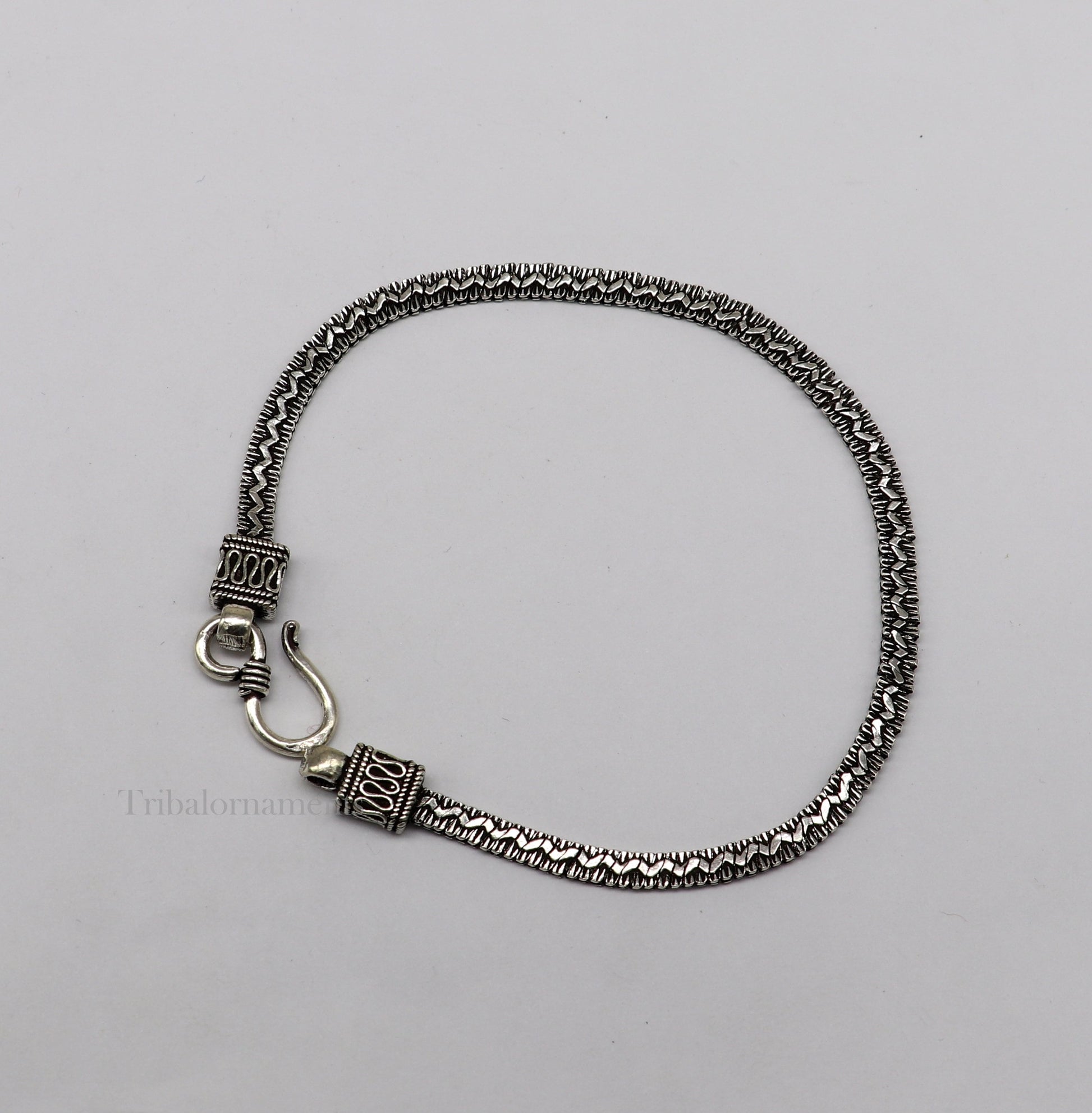 Pure handmade 925 fine sterling silver customized chain dainty bracelet, gorgeous bracelet best stylish girl's gifting jewelry nsbr360 - TRIBAL ORNAMENTS