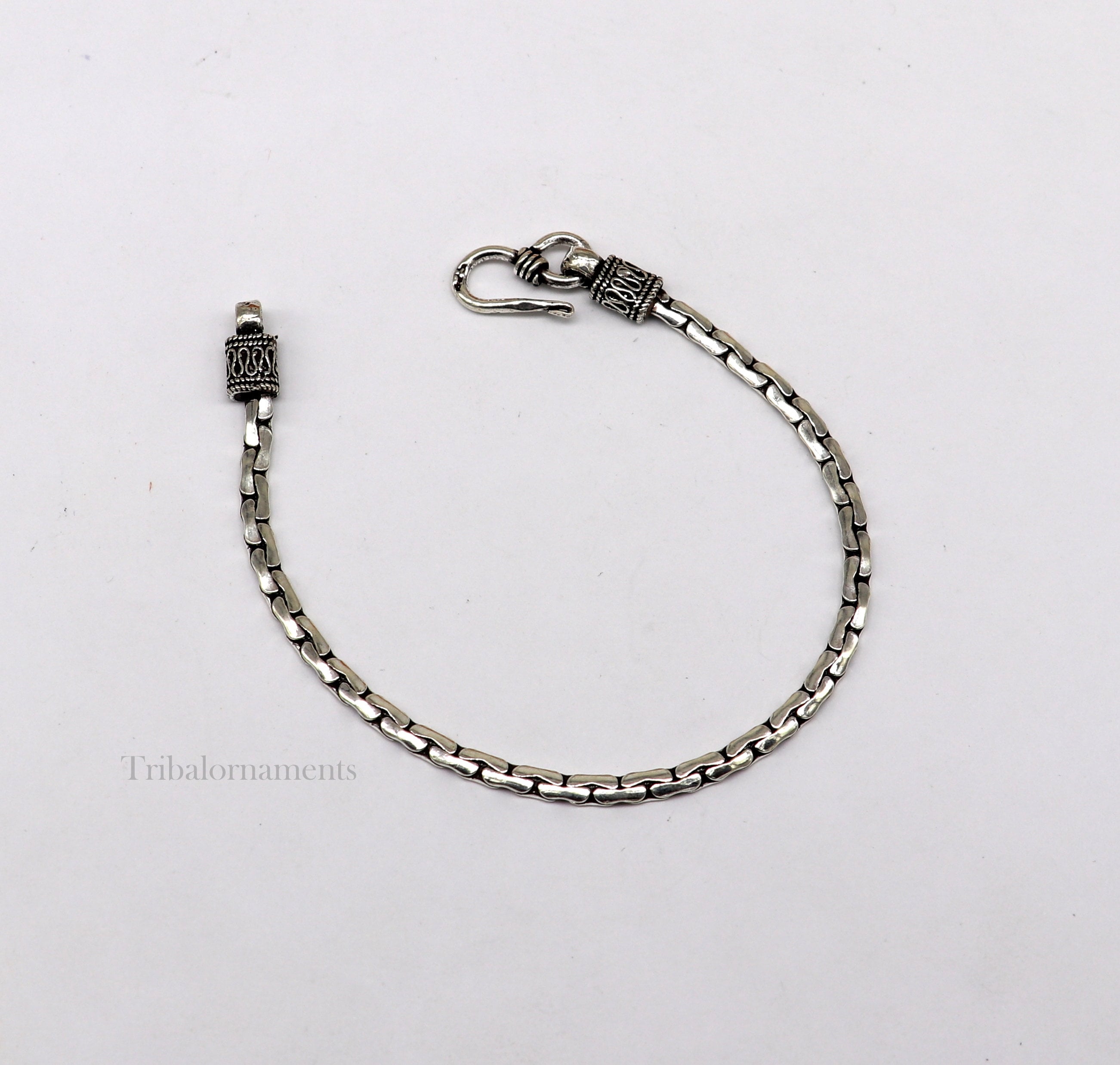 6.5 inch deals sterling silver bracelet