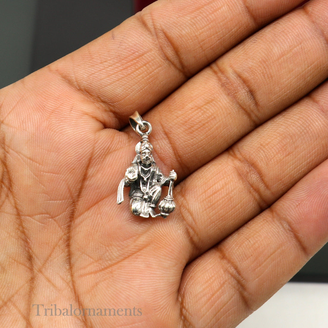 925 sterling silver handmade Hindu god Lord Hanuman pendant, amazing designer fabulous pendant unisex gifting jewelry ssp956 - TRIBAL ORNAMENTS