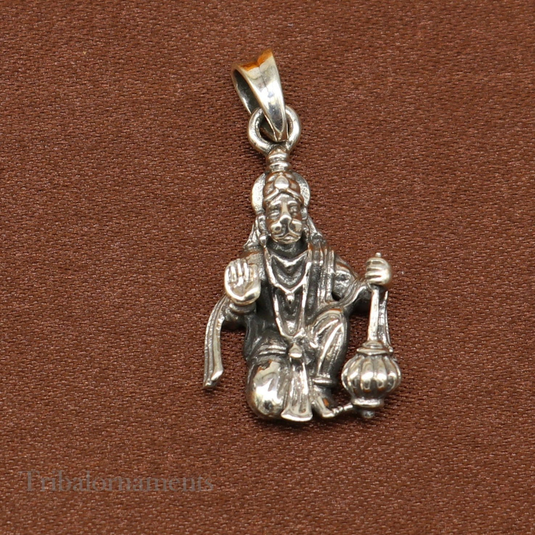 925 sterling silver handmade Hindu god Lord Hanuman pendant, amazing designer fabulous pendant unisex gifting jewelry ssp956 - TRIBAL ORNAMENTS