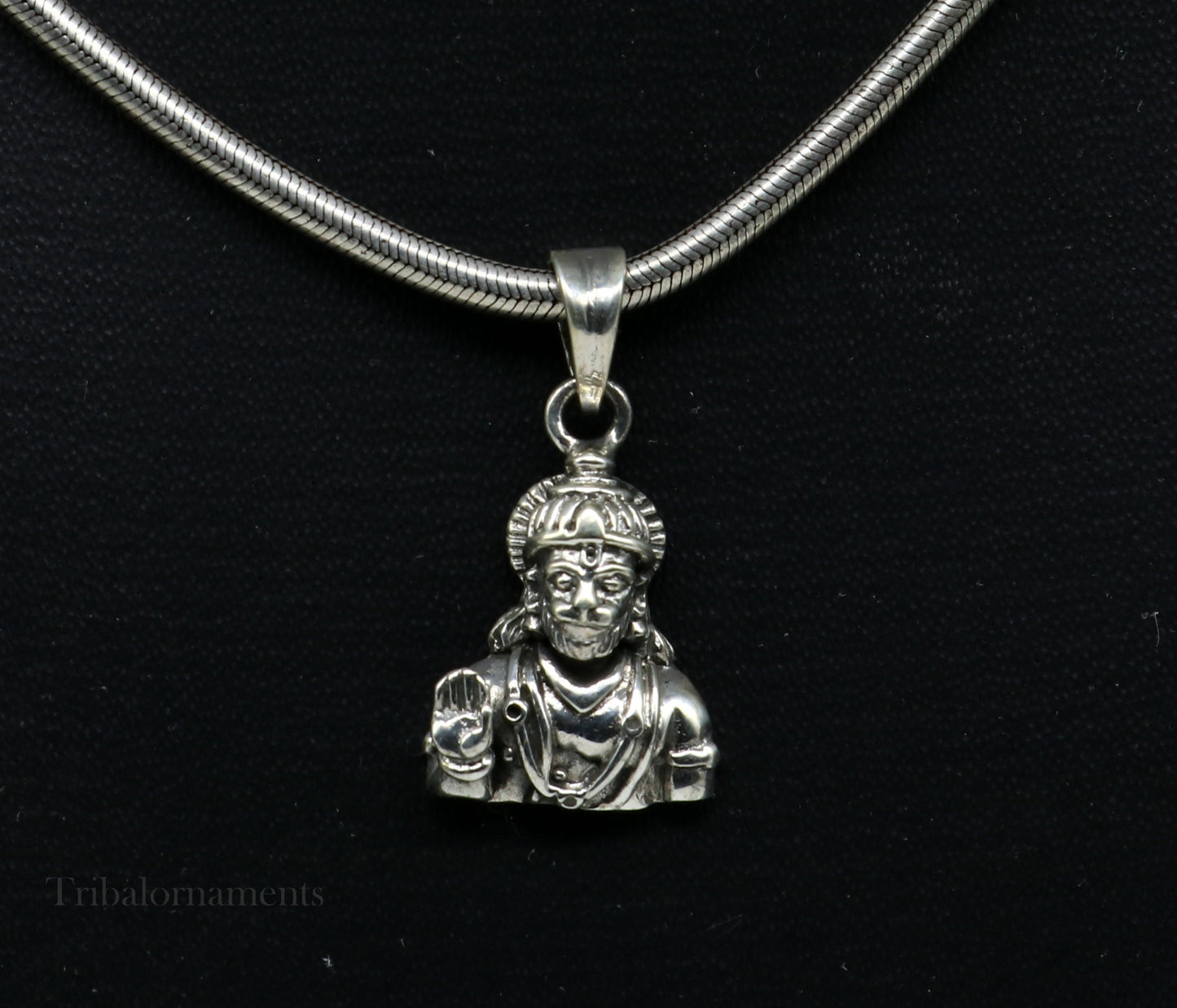 925 sterling silver handmade Hindu god Lord Hanuman pendant, amazing designer fabulous pendant unisex gifting jewelry ssp950 - TRIBAL ORNAMENTS