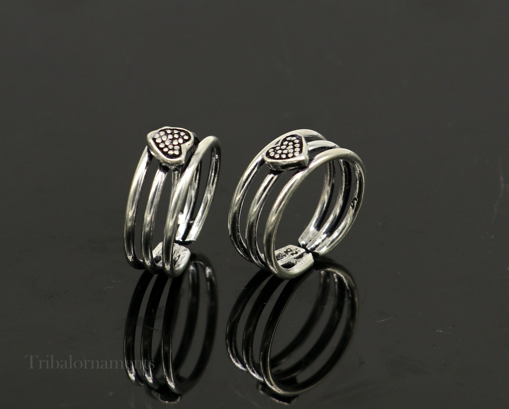 925 sterling silver excellent vintage design handmade toe ring, toe band stylish modern women's brides jewelry from india toer97 - TRIBAL ORNAMENTS