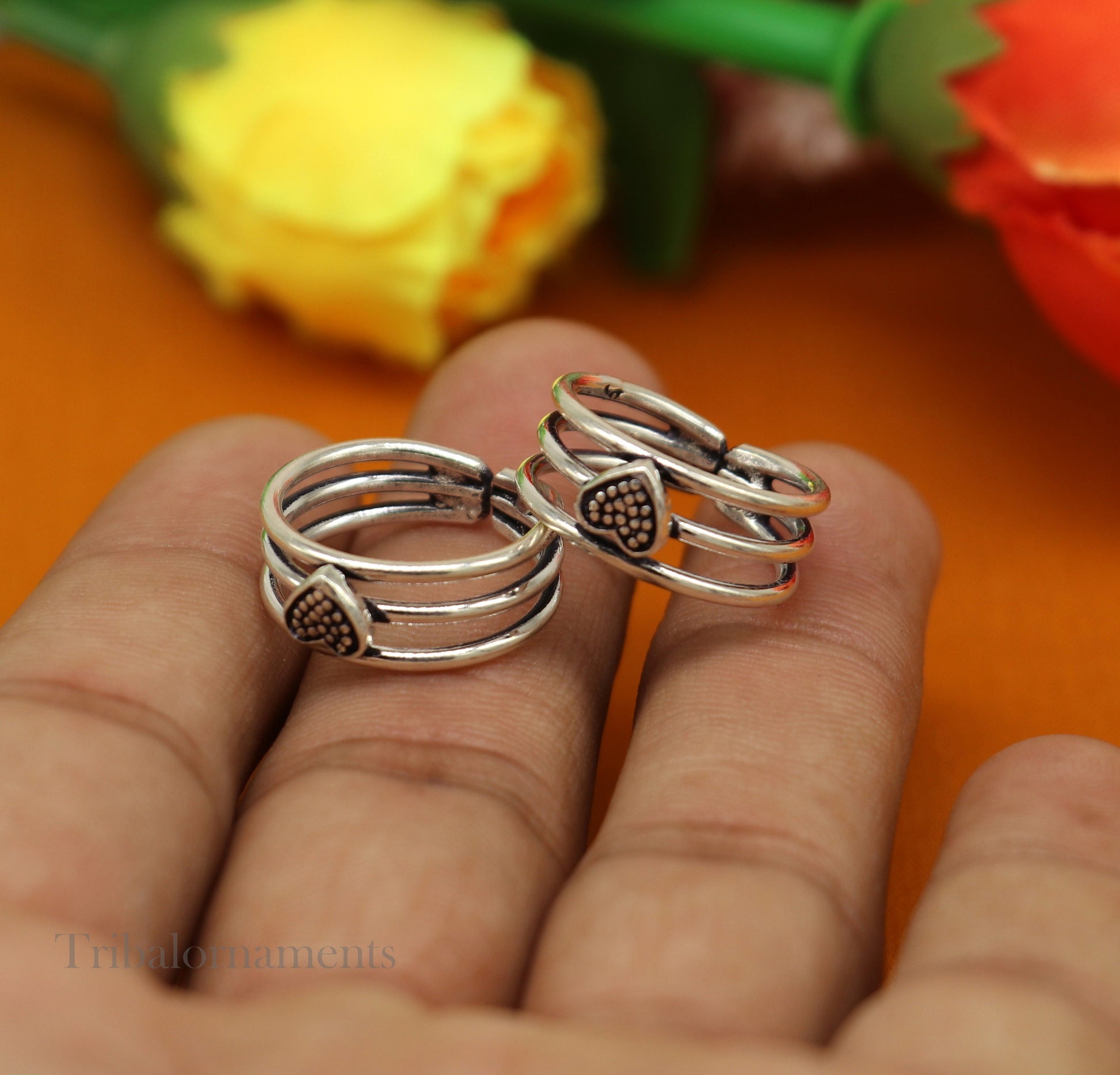 925 sterling silver excellent vintage design handmade toe ring, toe band stylish modern women's brides jewelry from india toer97 - TRIBAL ORNAMENTS