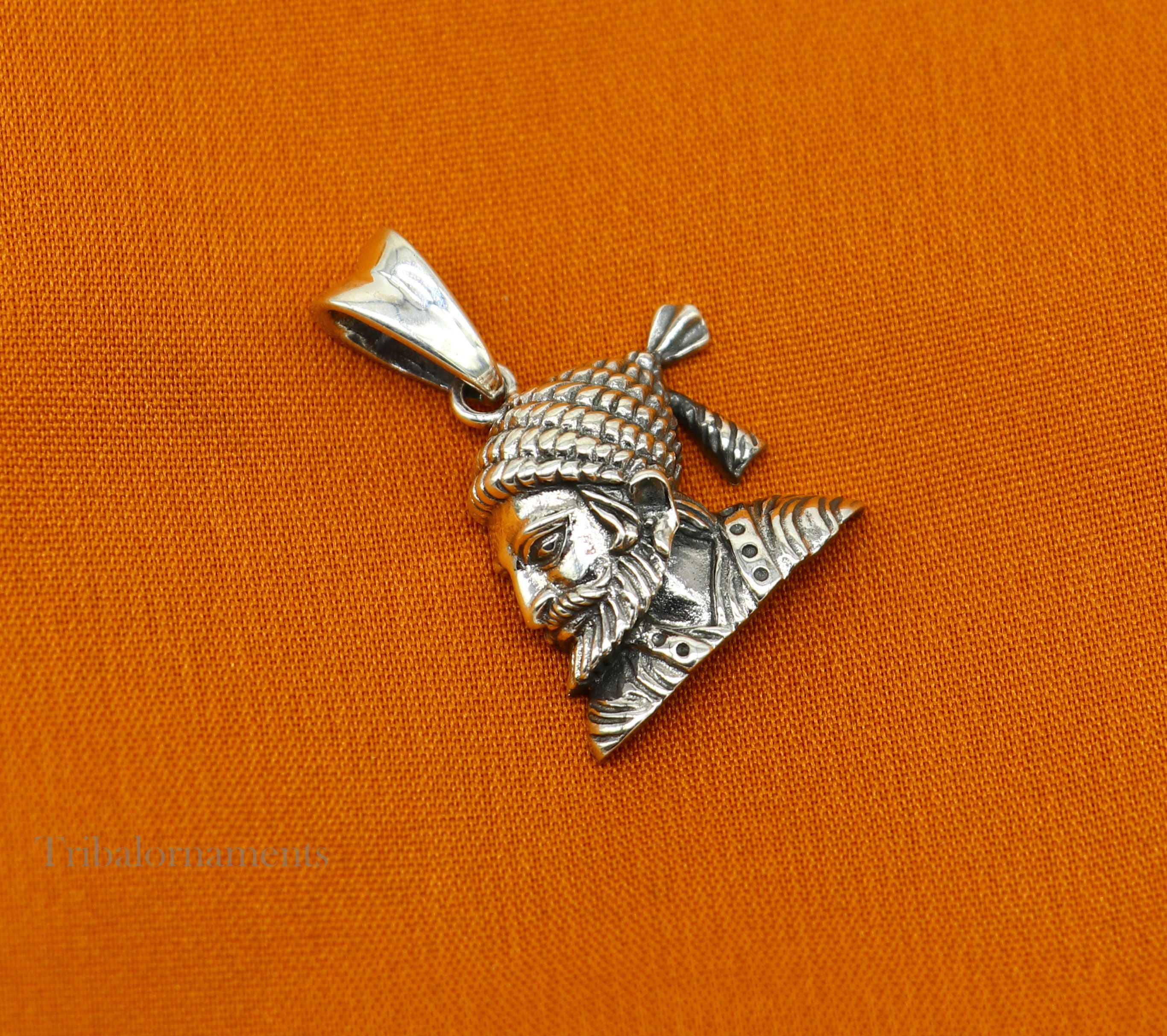 1 Gram Gold Forming Shivaji Maharaj With Diamond Sophisticated Design –  Soni Fashion®
