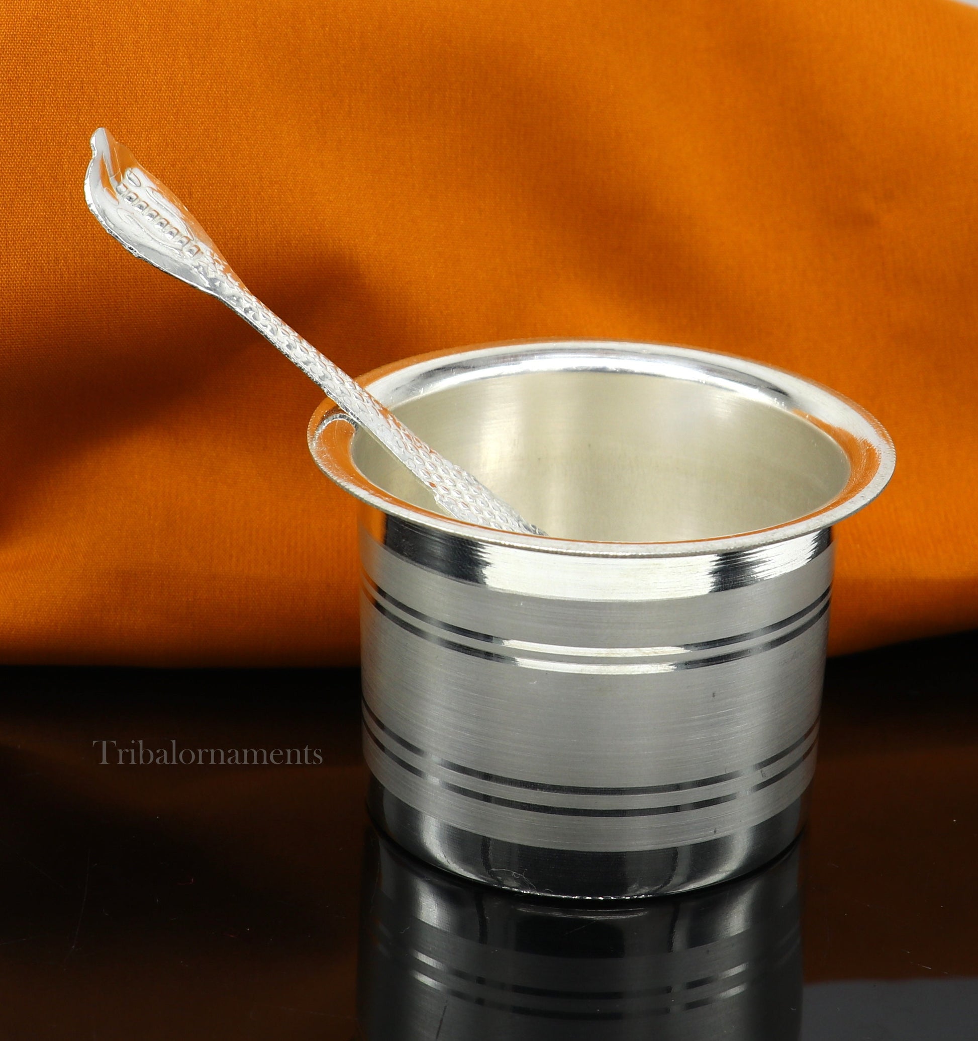 Stainless Steel Ghee Pot Small for Pooja