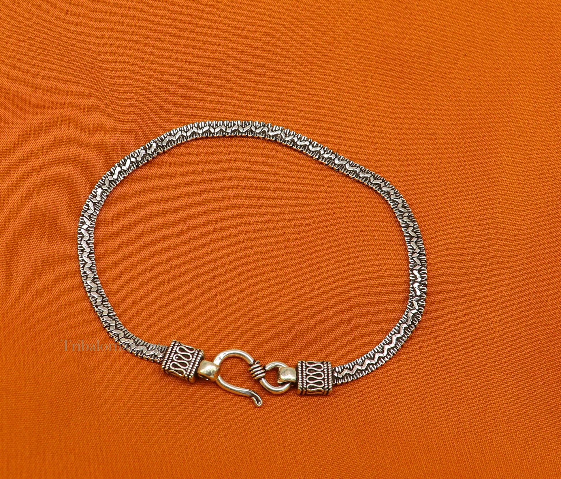 Pure handmade 925 fine sterling silver customized chain dainty bracelet, gorgeous bracelet best stylish girl's gifting jewelry nsbr360 - TRIBAL ORNAMENTS