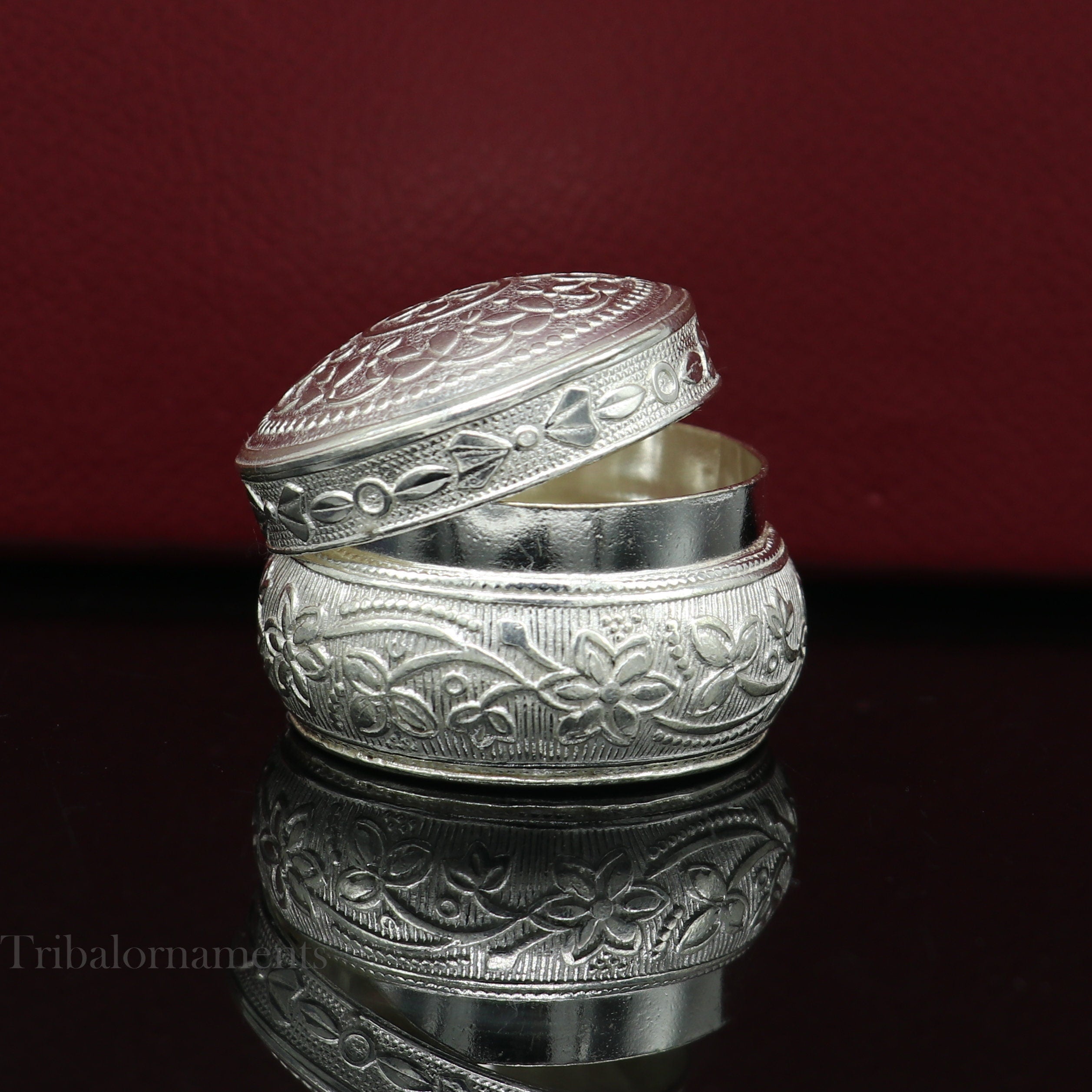 925 sterling silver unique antique design handmade brides