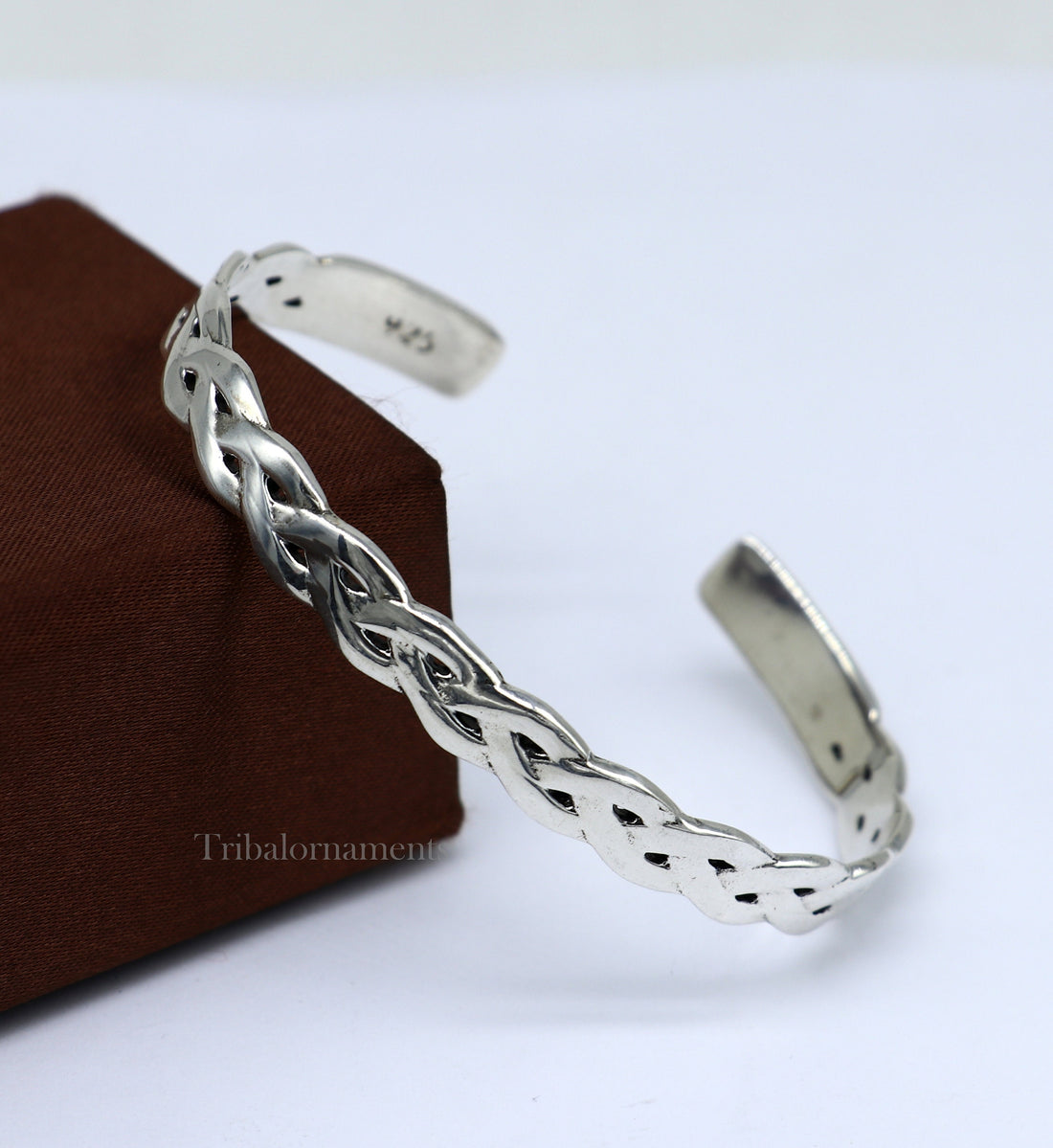 Elegant stylish design 925 sterling silver handmade adjustable cuff bangle bracelet unsex gifting jewelry, solid cuff bracelet nsk371 - TRIBAL ORNAMENTS