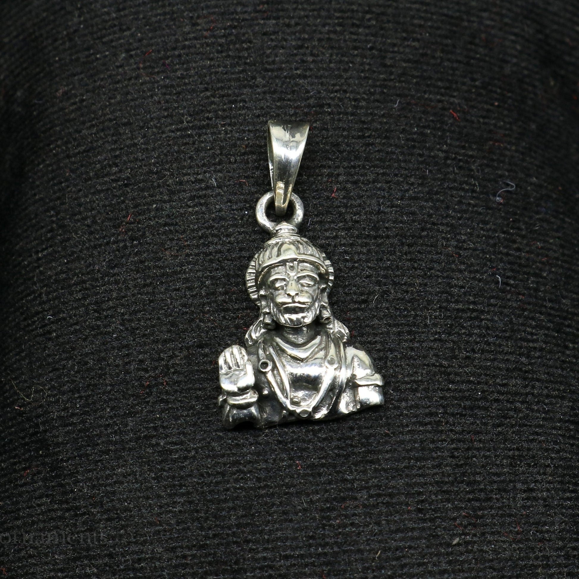 925 sterling silver handmade Hindu god Lord Hanuman pendant, amazing designer fabulous pendant unisex gifting jewelry ssp950 - TRIBAL ORNAMENTS