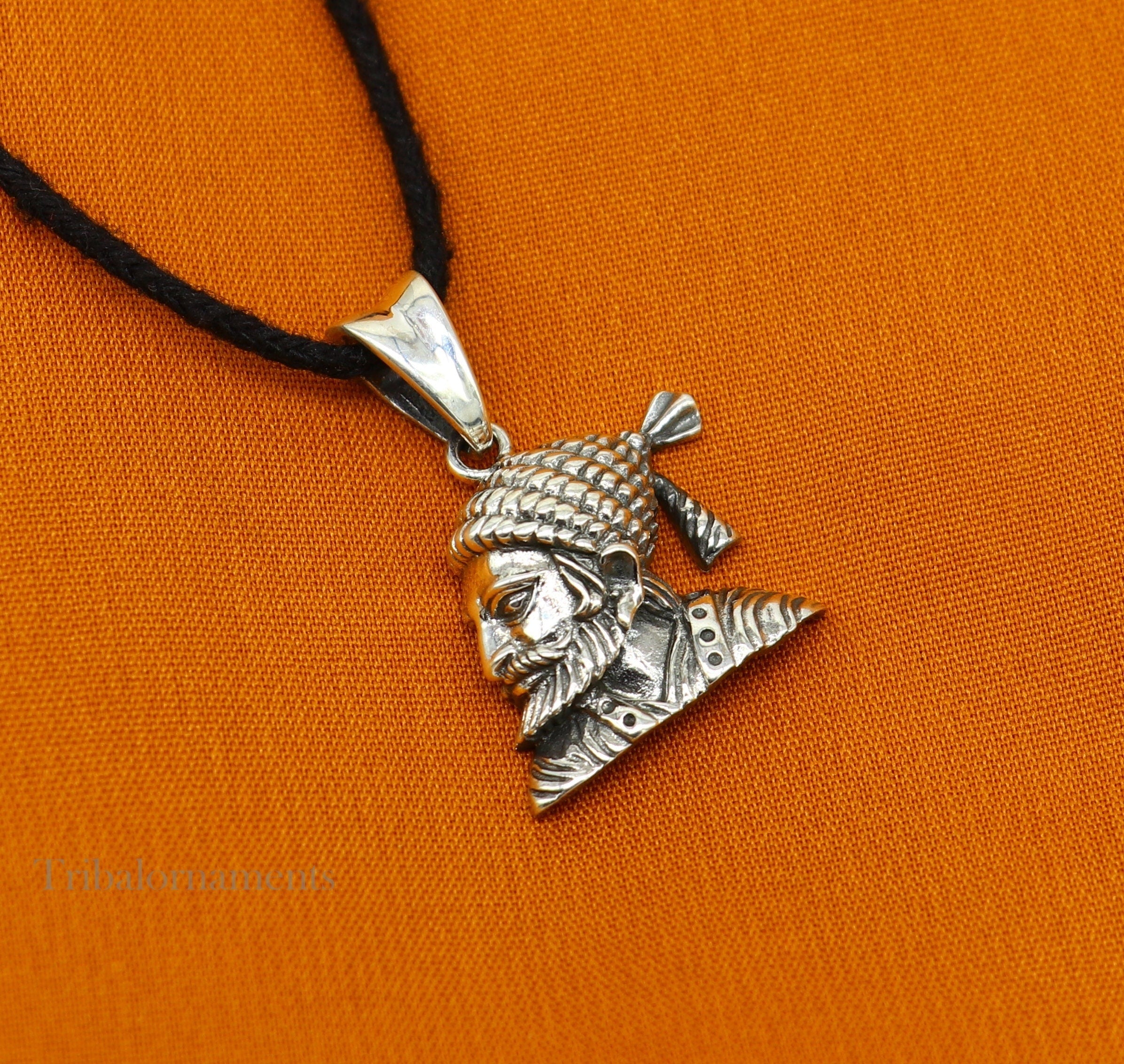 Shivaji maharaj hot sale silver locket