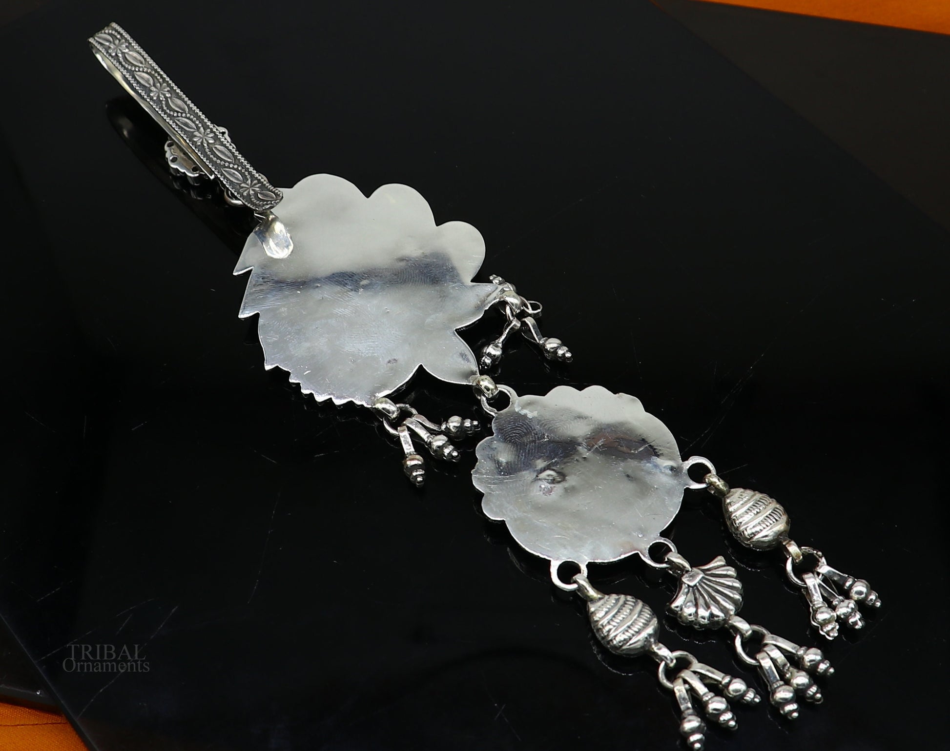 925 Sterling silver Vintage design handmade excellent solid silver key chain fabulous sari pin key chain tribal wedding waist jewelry skey01 - TRIBAL ORNAMENTS