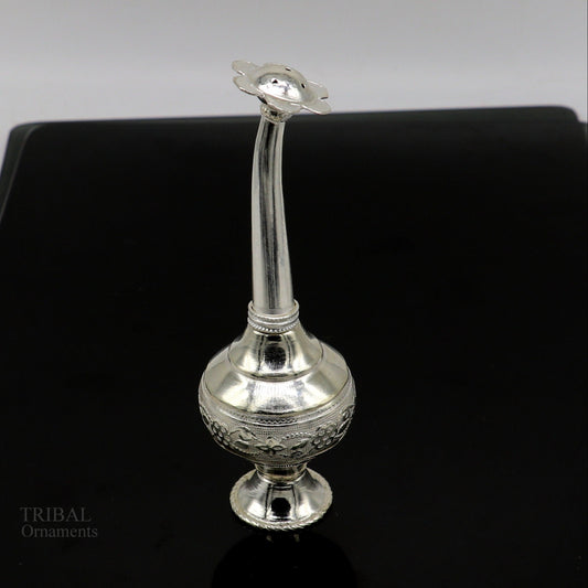 925 sterling silver vintage design Attardani, pooja spray bottle, silver perfume bottle, spray article, puja utensils, best gift su639 - TRIBAL ORNAMENTS