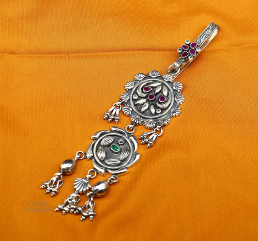 Buy Green Tribal Silver Key Chain Online at