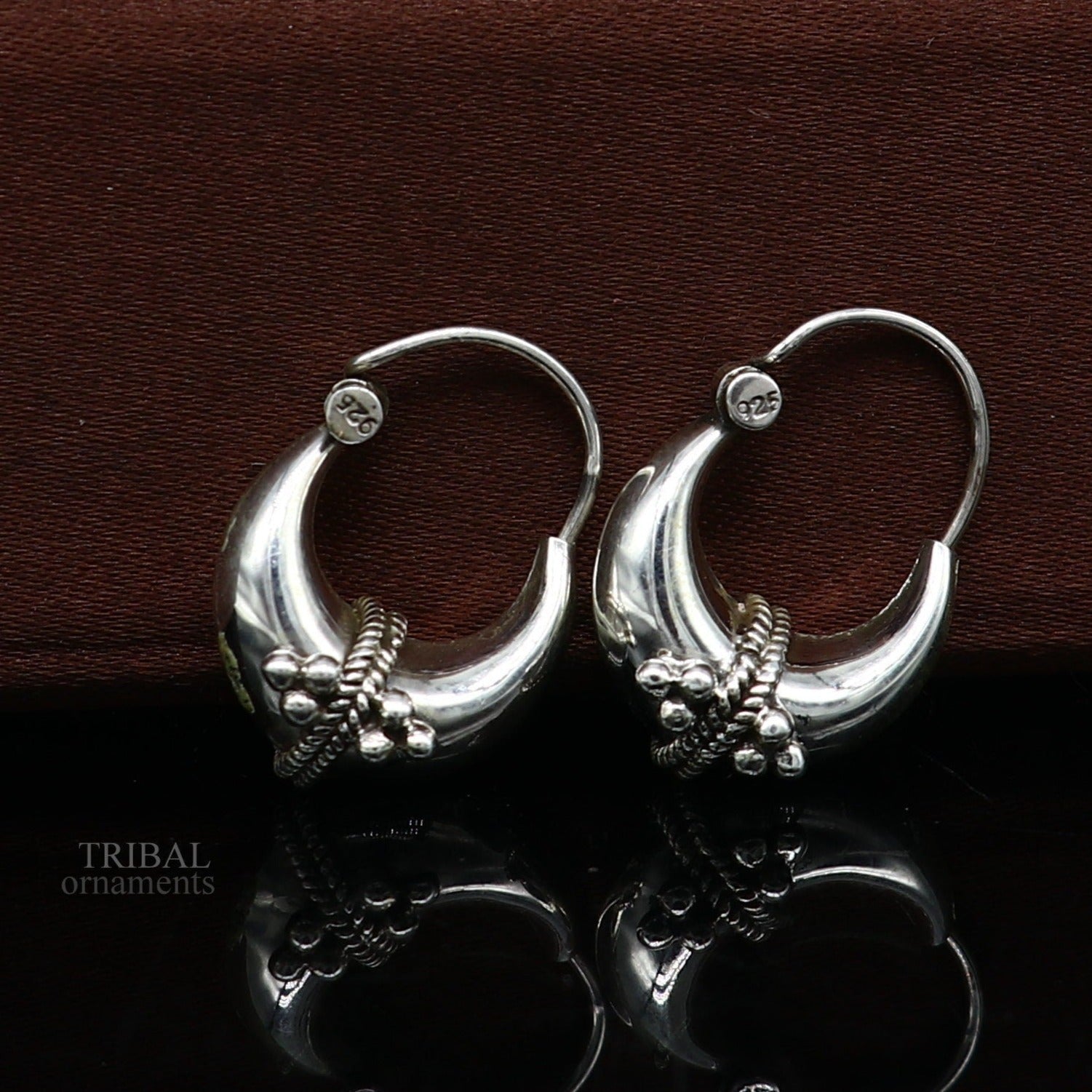 tribal jhumka earrings trje221152 – RevaBeads