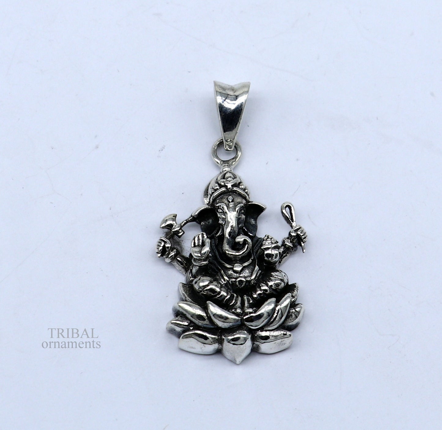 Divine 925 sterling silver handmade blessing Ganesha pendant, stylish unisex pendant locket personalized pendant jewelry ssp1216 - TRIBAL ORNAMENTS