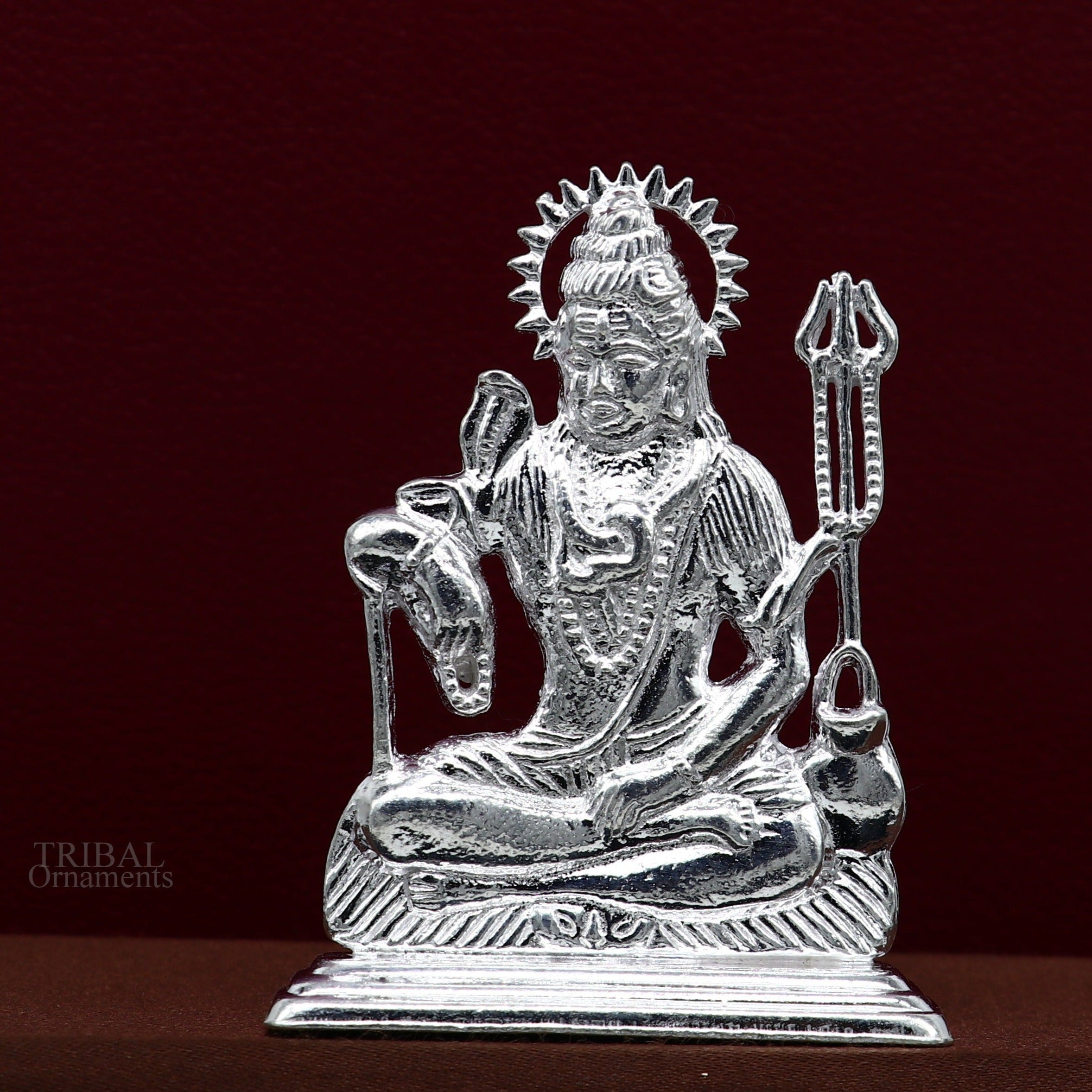 ARTVARKO Bonded Bronze Lord Shiva Meditation Shiv with Trishul Murti  Meditating Statue Home Decor Warming for House Mandir Puja Temple Pooja  Showpiece Gift 6 Inch : Amazon.in: Home & Kitchen