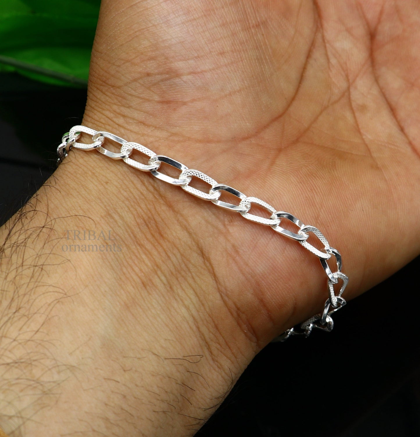 Exclusive 925 sterling silver handmade Bracelet for girl's, Dainty Silver Bracelet, Chain Bracelet, Minimal Jewelry, Gift For Women nsbr519 - TRIBAL ORNAMENTS