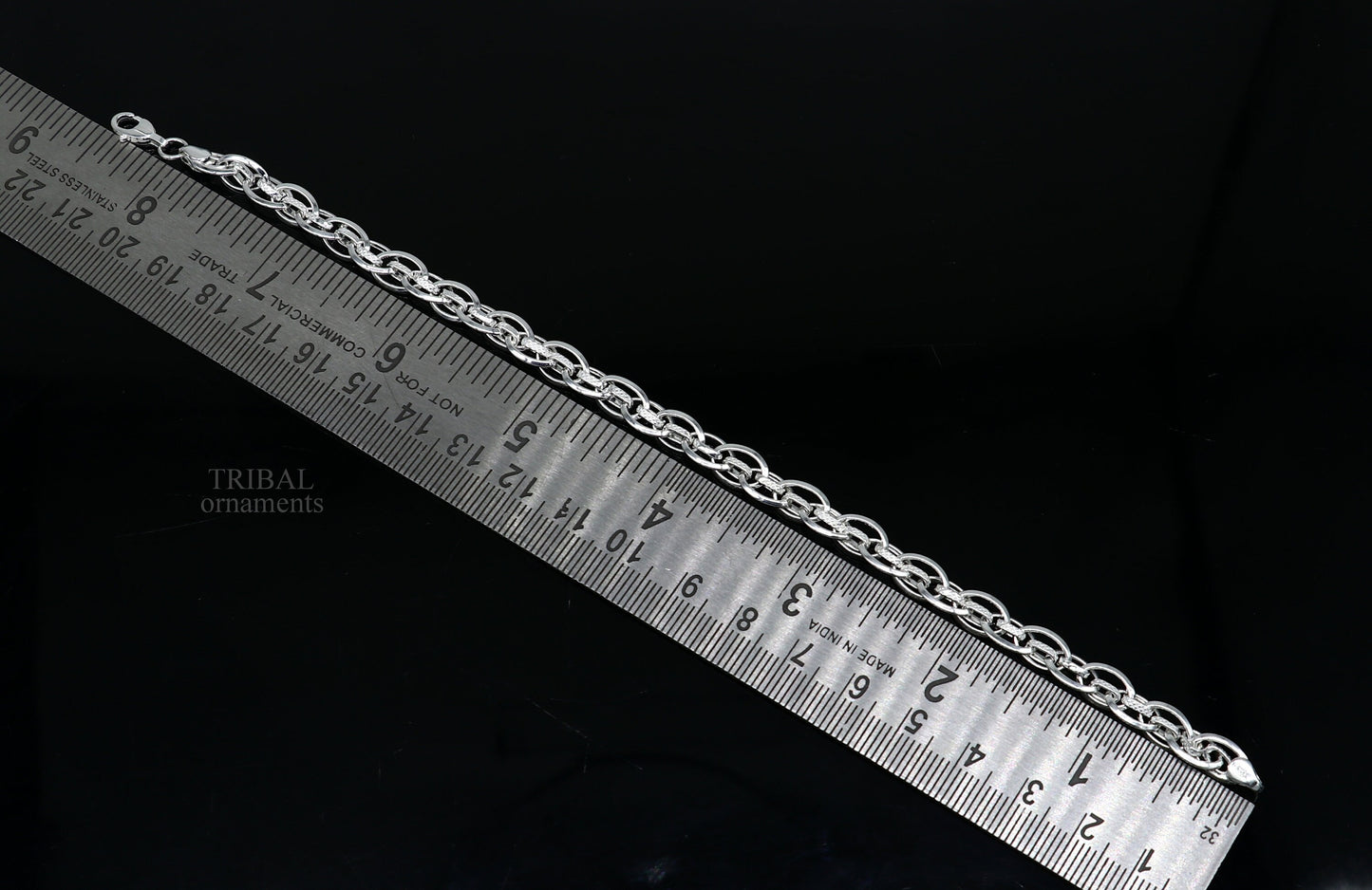 Stylish 925 sterling silver handmade Bracelet for girl's, Dainty Silver Bracelet, Chain Bracelet, Minimal Jewelry, Gift For Women nsbr509 - TRIBAL ORNAMENTS