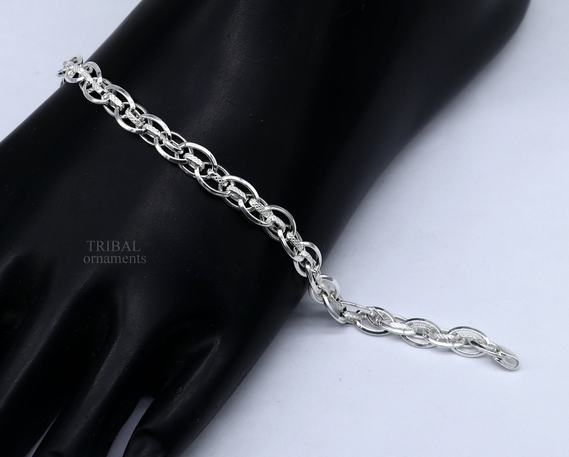 Stylish 925 sterling silver handmade Bracelet for girl's, Dainty Silver Bracelet, Chain Bracelet, Minimal Jewelry, Gift For Women nsbr509 - TRIBAL ORNAMENTS