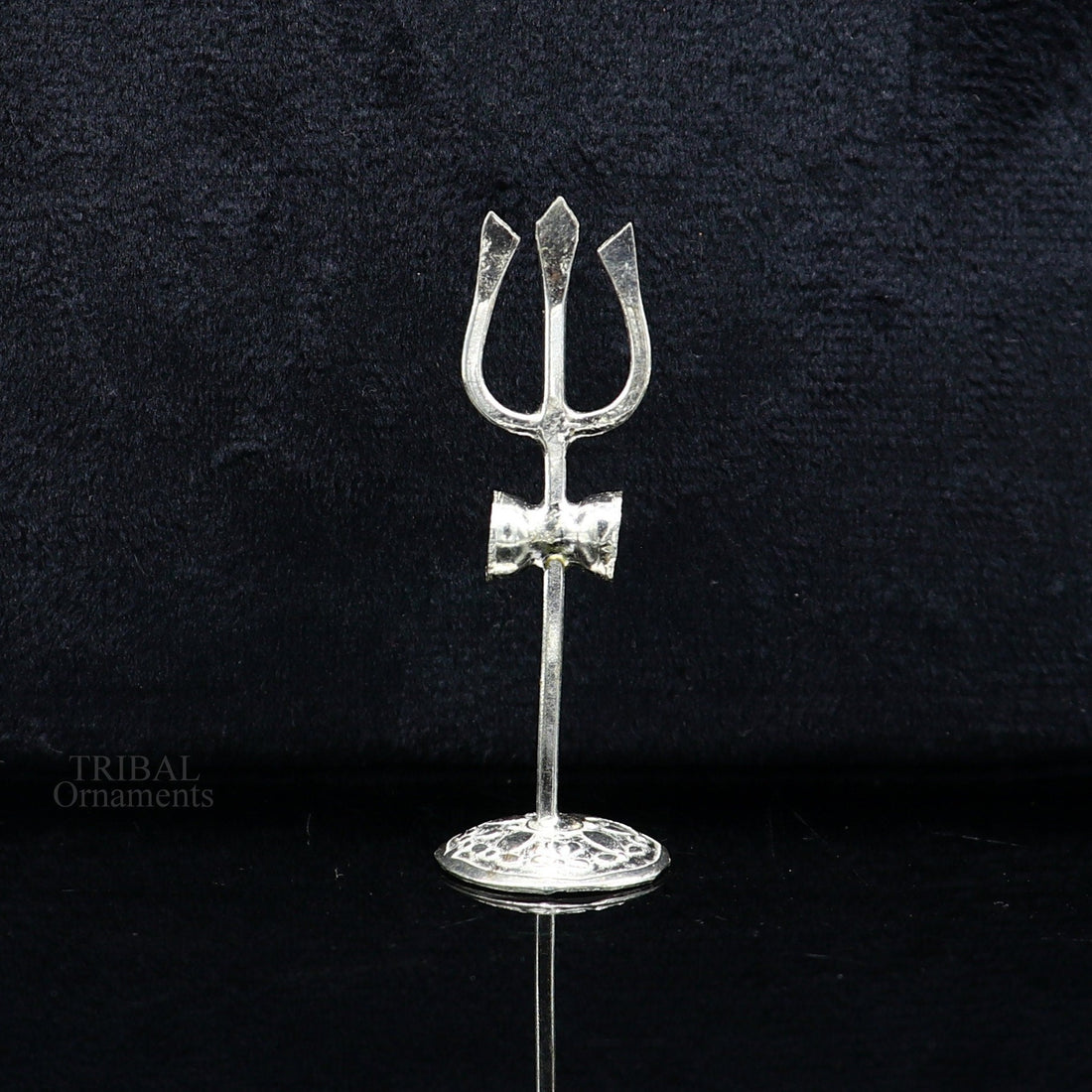 Divine Lord shiva Trident, Solid sterling silver Trishul puja article utensils, shiva trishul trident , god accessories  from india su692 - TRIBAL ORNAMENTS