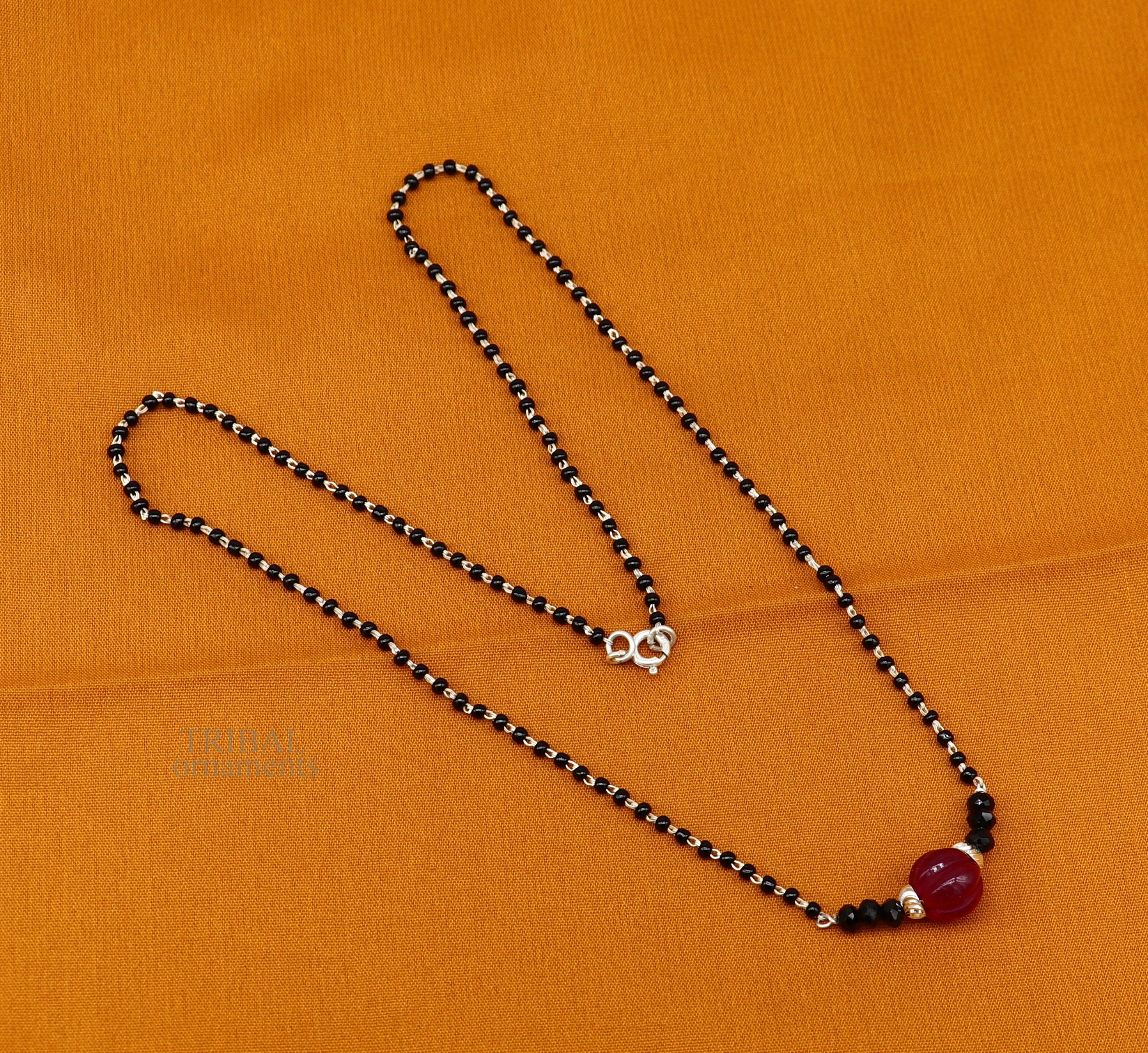 Beaded Ball Chain Necklace – Adina Eden