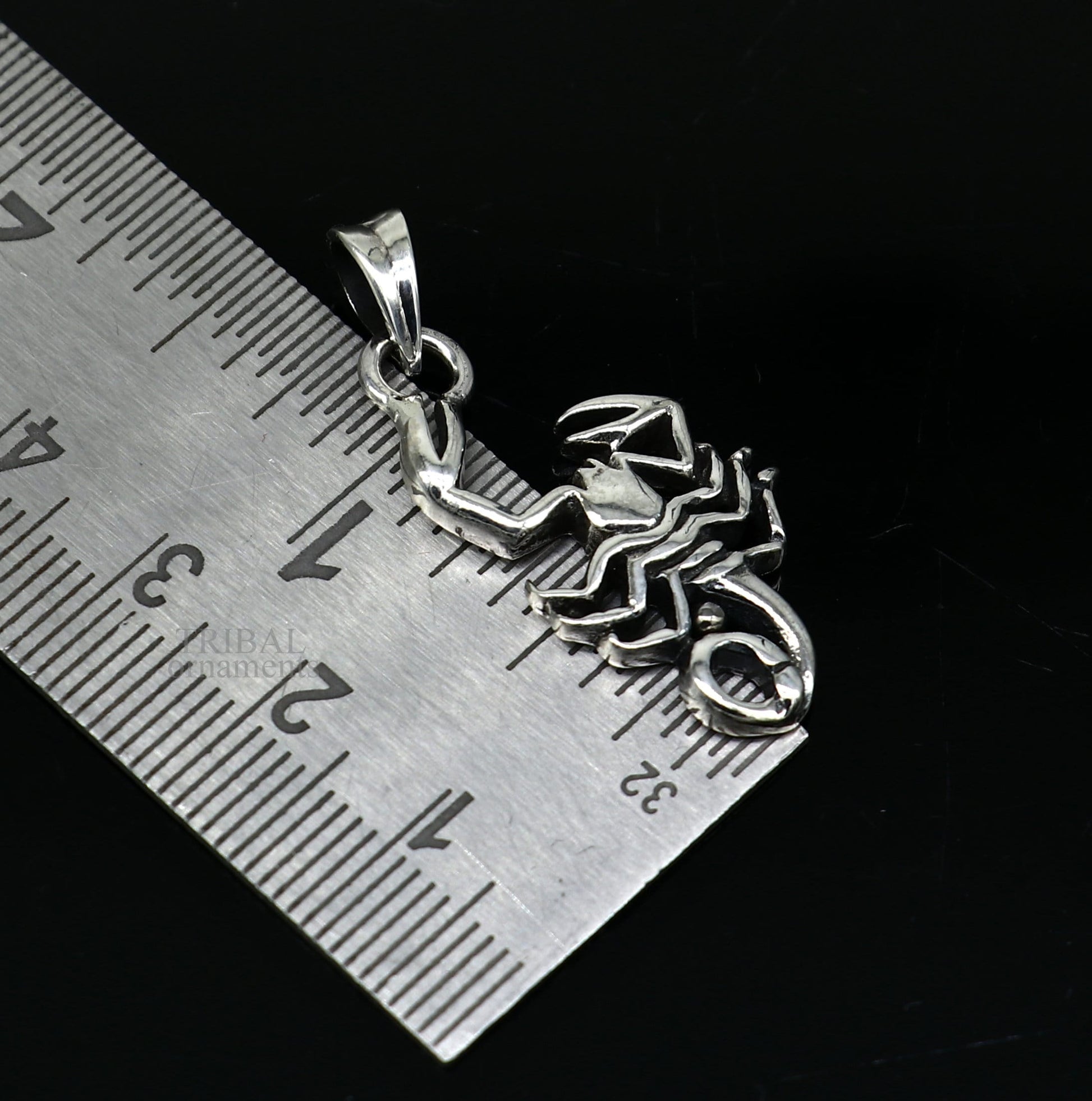925 sterling silver elegant stylish vintage Scorpio design pendant, amazing fancy stylish pendant for boy's and girl's  ssp1616 - TRIBAL ORNAMENTS