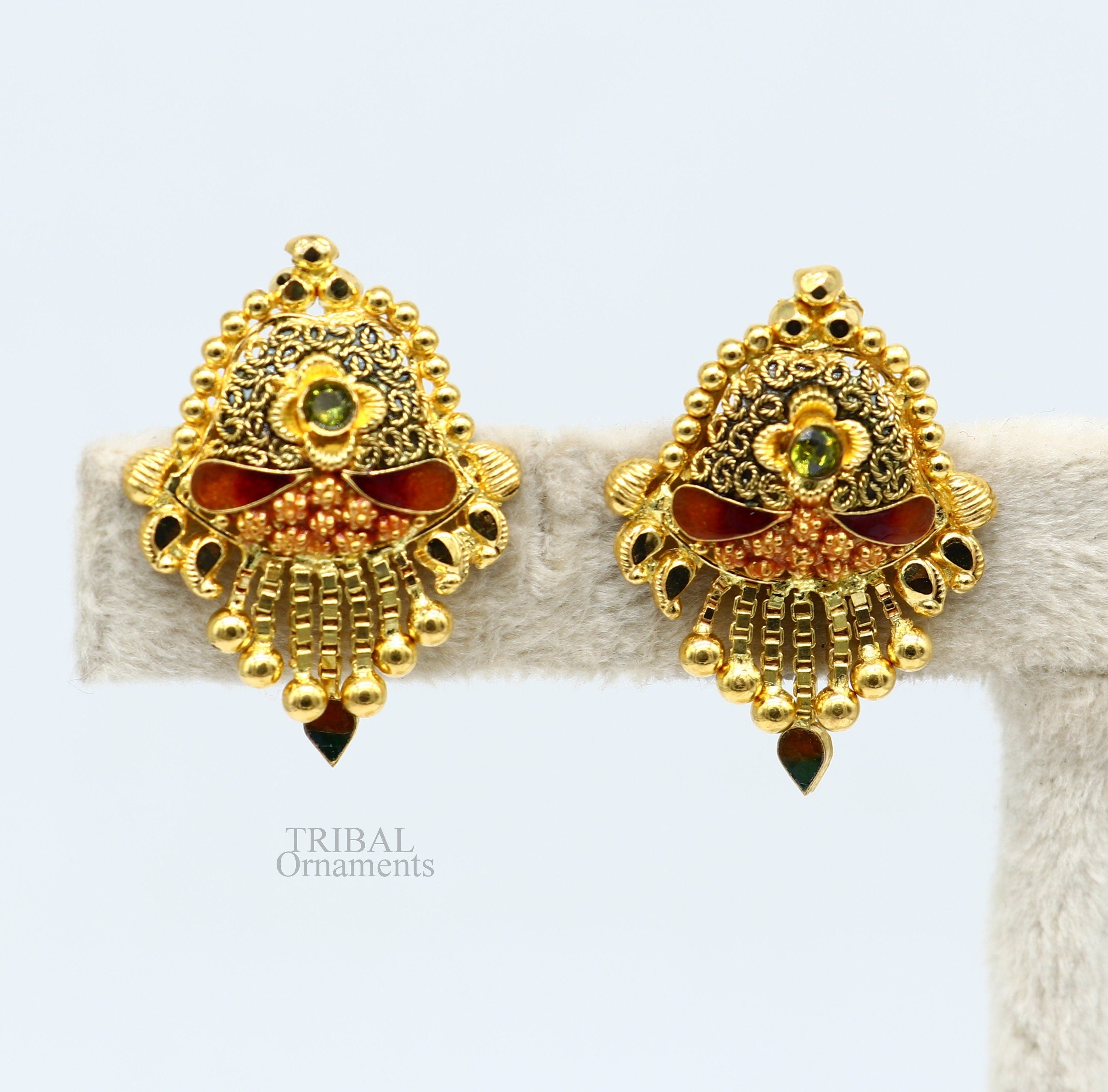 Buy Lucky Jewellery Parel Ferozi Kundan Brass Mini Bridal Dulhan Set &  Jhumki Style Earring For Women (1040-ISK-505-F) at Amazon.in