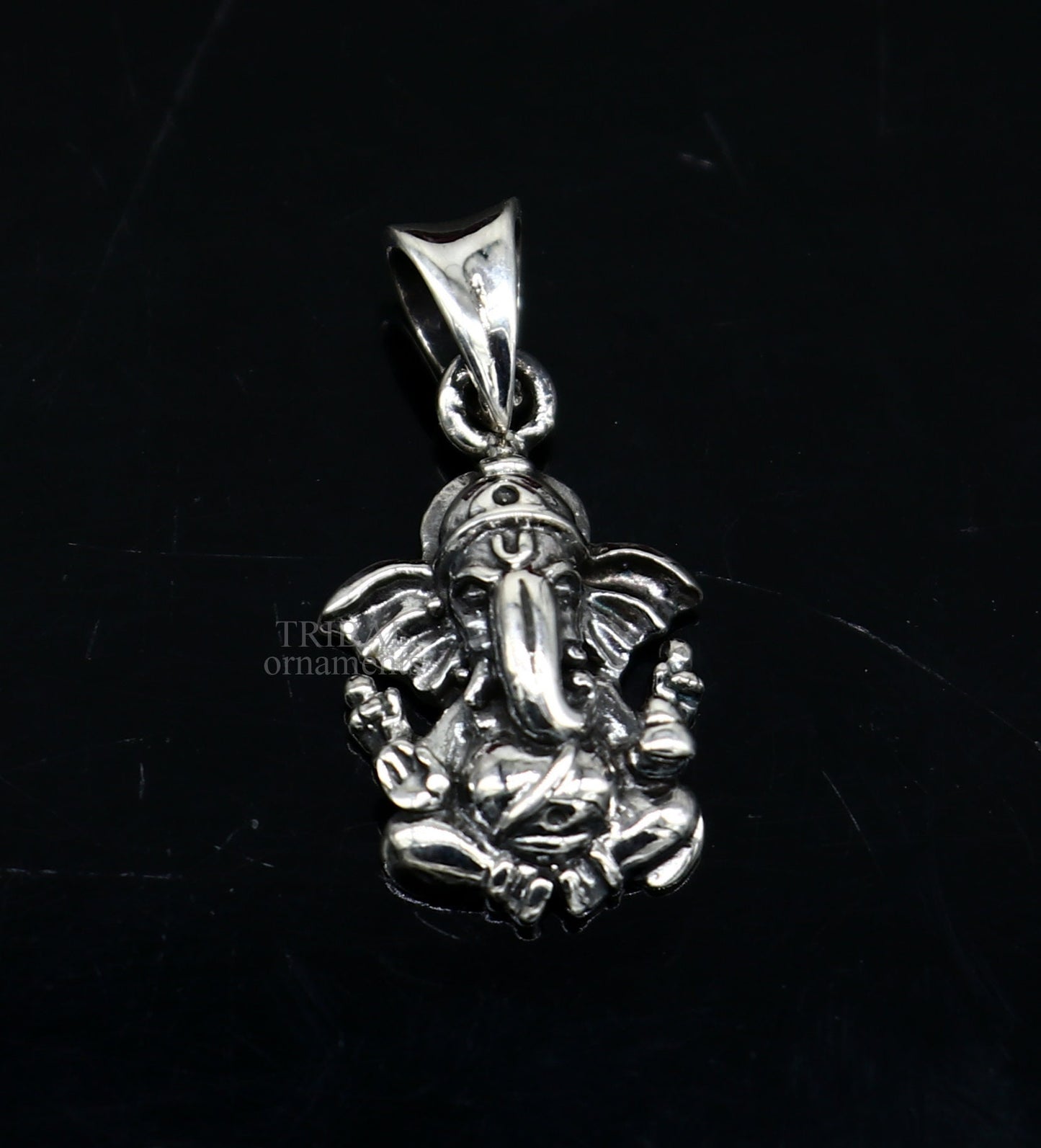 Divine pendant 925 sterling silver handmade Lord Ganesha pendant, amazing stylish unisex pendant personalized jewelry ssp1637 - TRIBAL ORNAMENTS