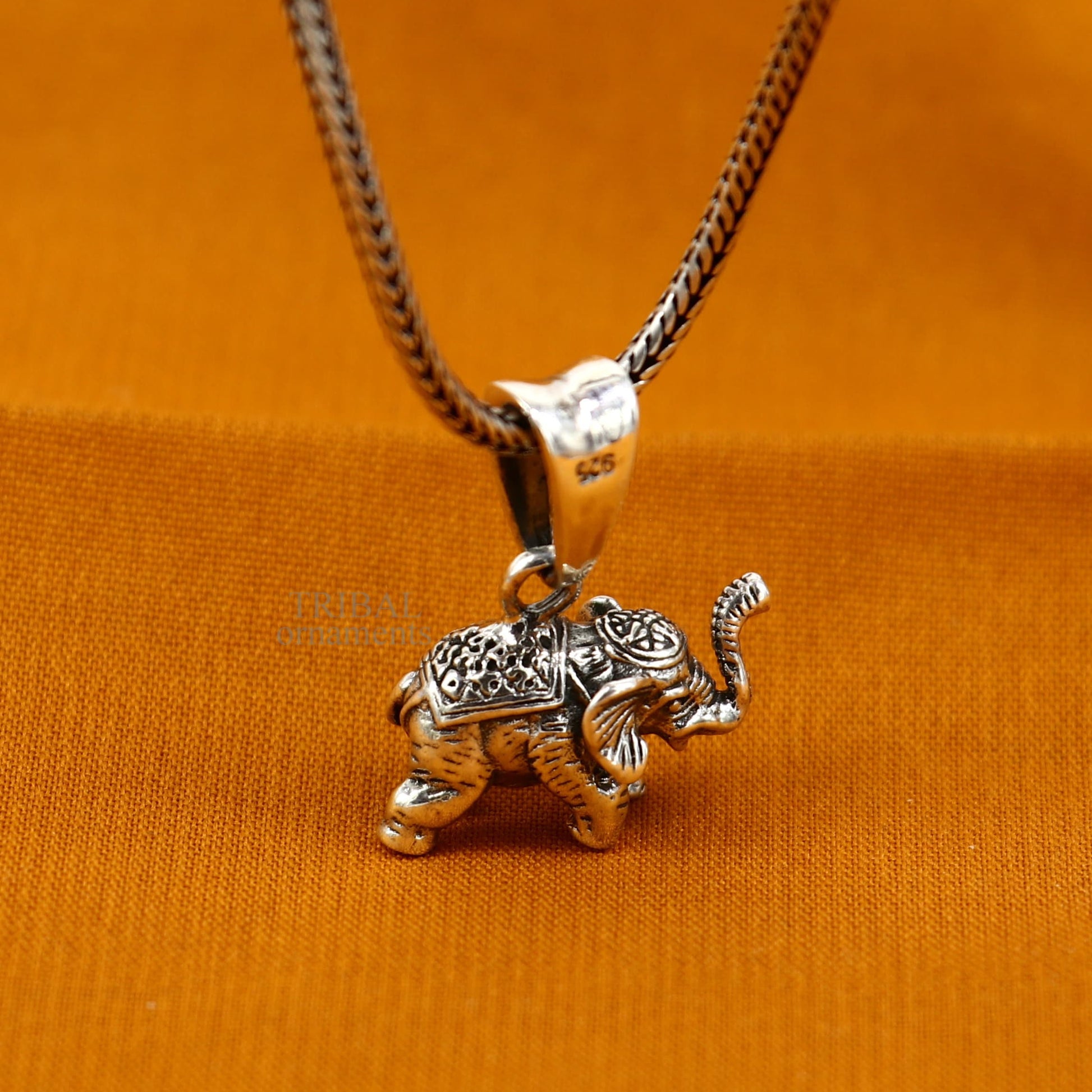 Necklace 925 Real Silver Elephant Necklace 925 Sterling Silver