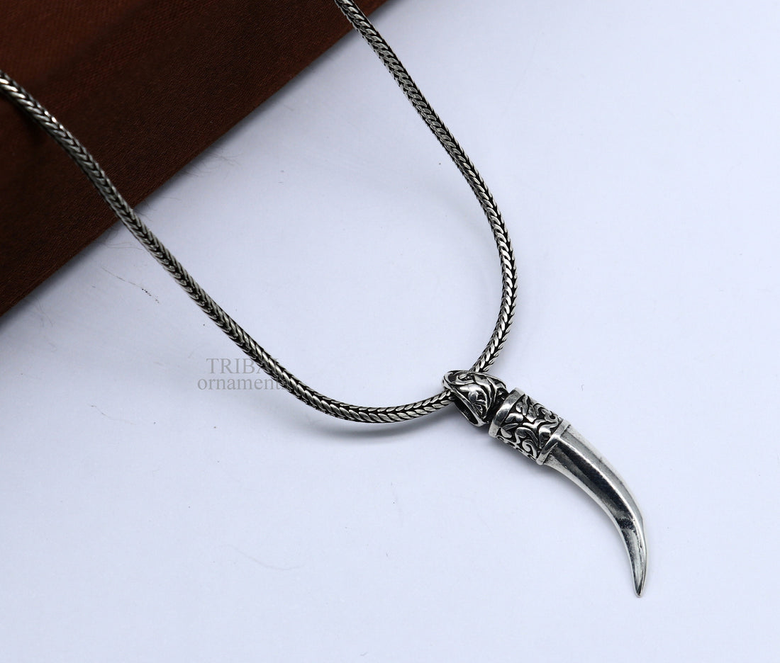 Pure 925 sterling silver handmade small sword pendant, amazing designer fabulous pendant unisex divine jewelry ssp1626 - TRIBAL ORNAMENTS