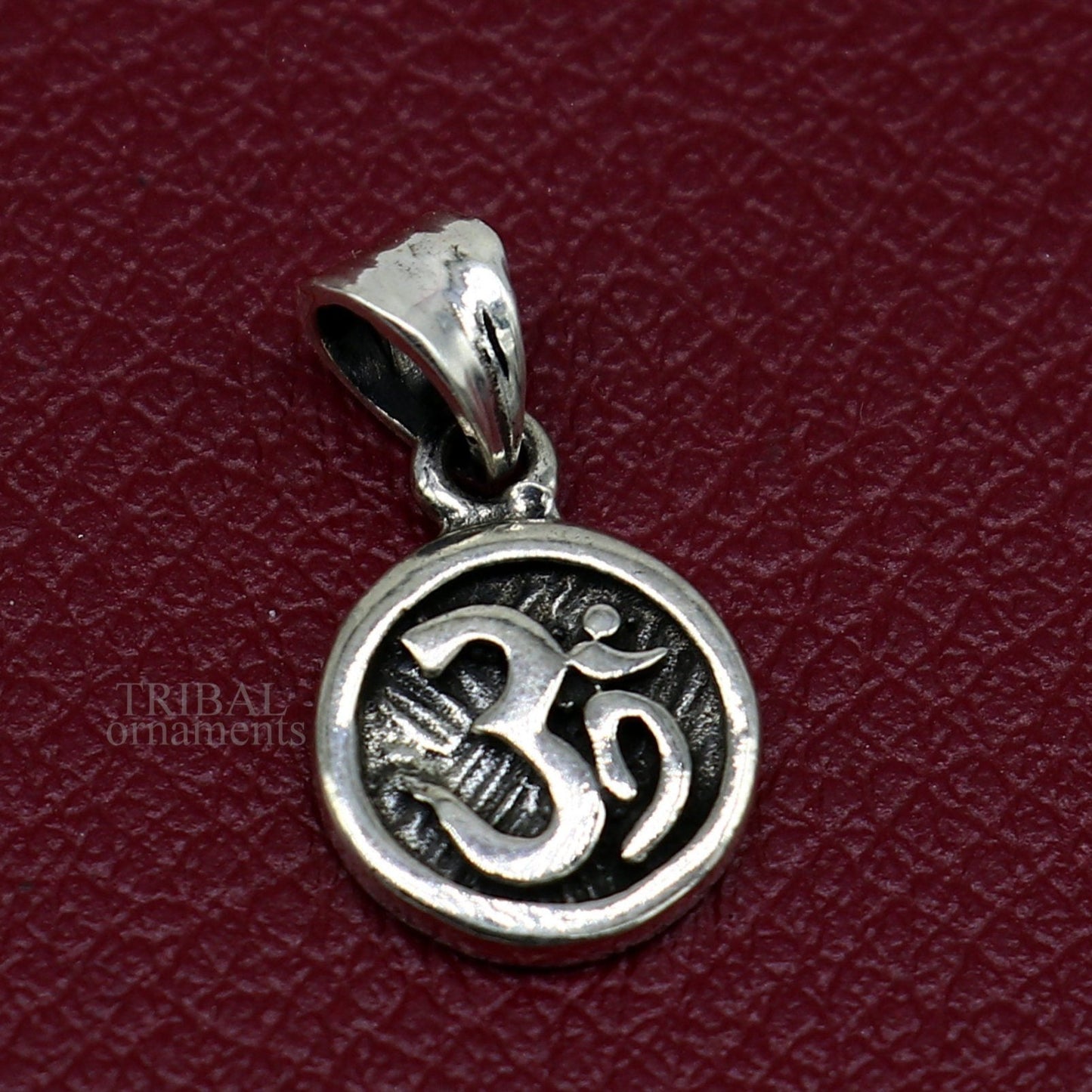 925 sterling silver handmade Divine  'Aum' OM pendant, amazing stylish good luck pendant exclusive jewelry tribal jewelry ssp1694 - TRIBAL ORNAMENTS