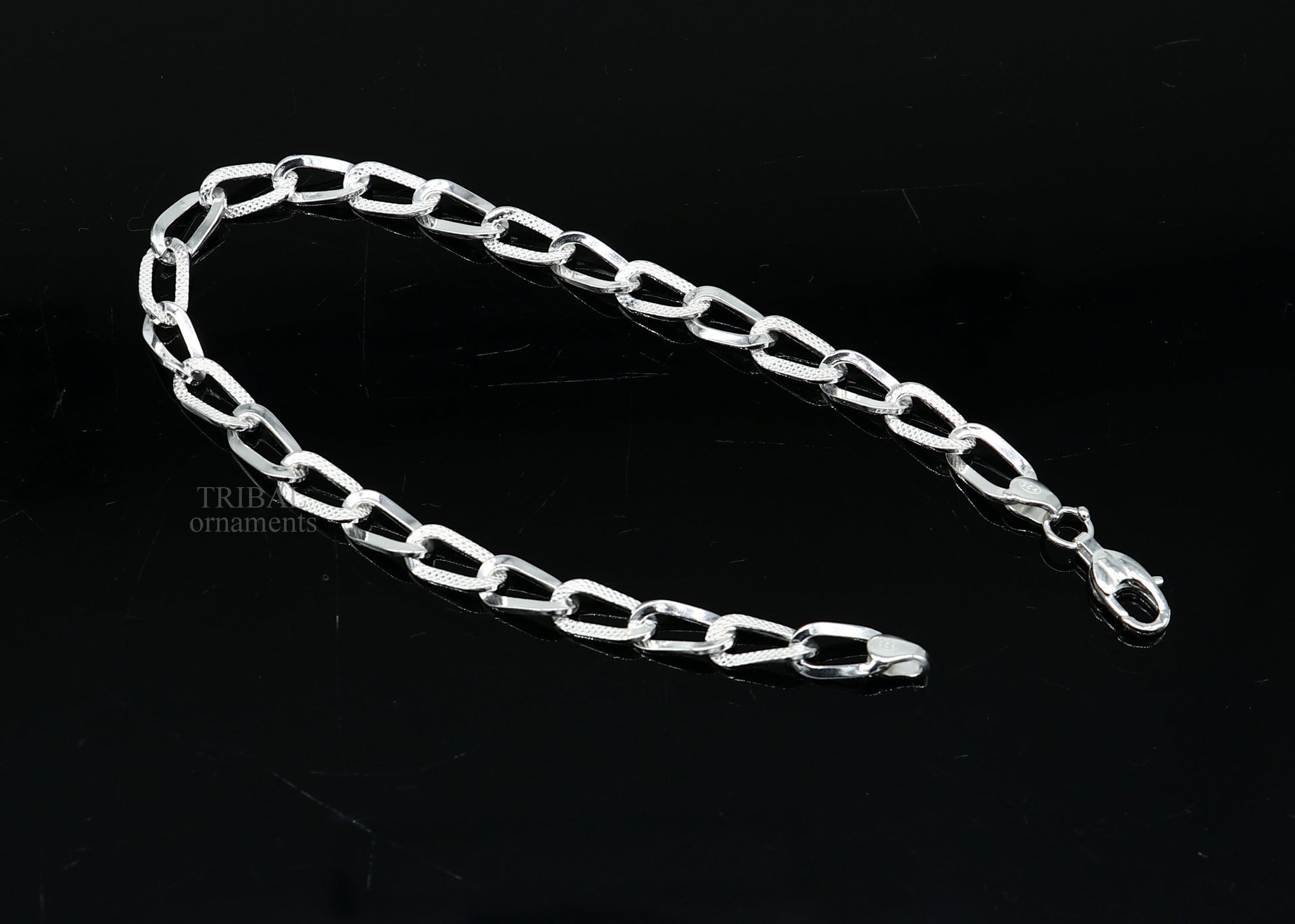 Exclusive 925 sterling silver handmade Bracelet for girl's, Dainty Silver Bracelet, Chain Bracelet, Minimal Jewelry, Gift For Women nsbr519 - TRIBAL ORNAMENTS