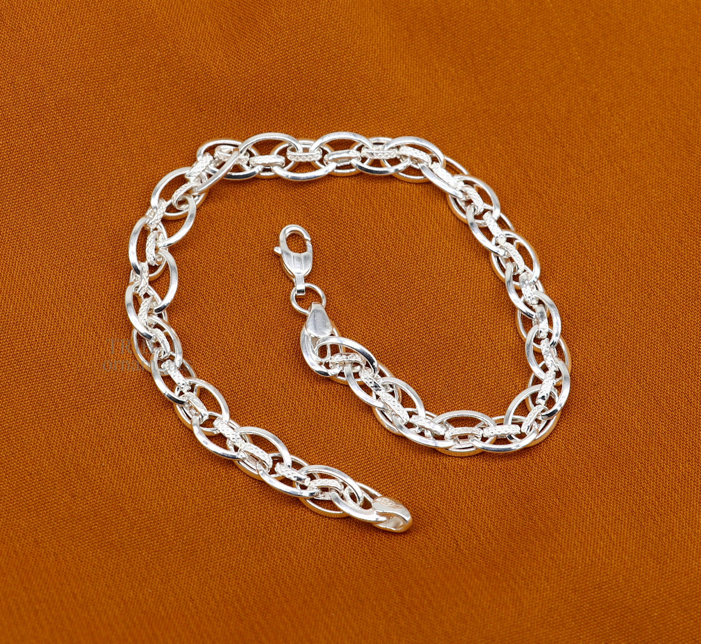 Stylish 925 sterling silver handmade Bracelet for girl's, Dainty Silver Bracelet, Chain Bracelet, Minimal Jewelry, Gift For Women nsbr509 - TRIBAL ORNAMENTS