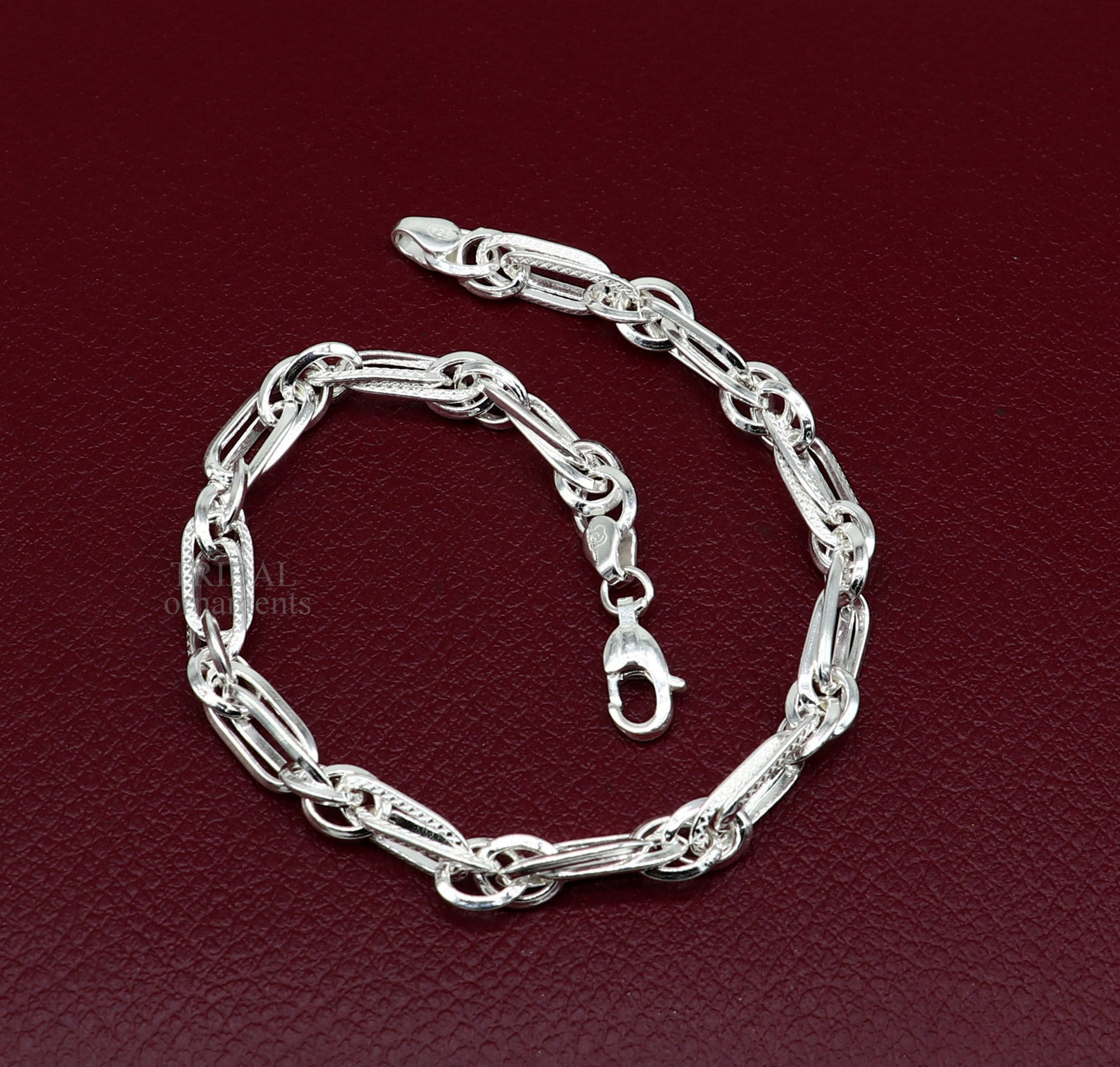 Glossy shine 925 sterling silver handmade Bracelet for girl's Dainty Silver Bracelet, Chain Bracelet, Minimal Jewelry, Gift Women nsbr527 - TRIBAL ORNAMENTS