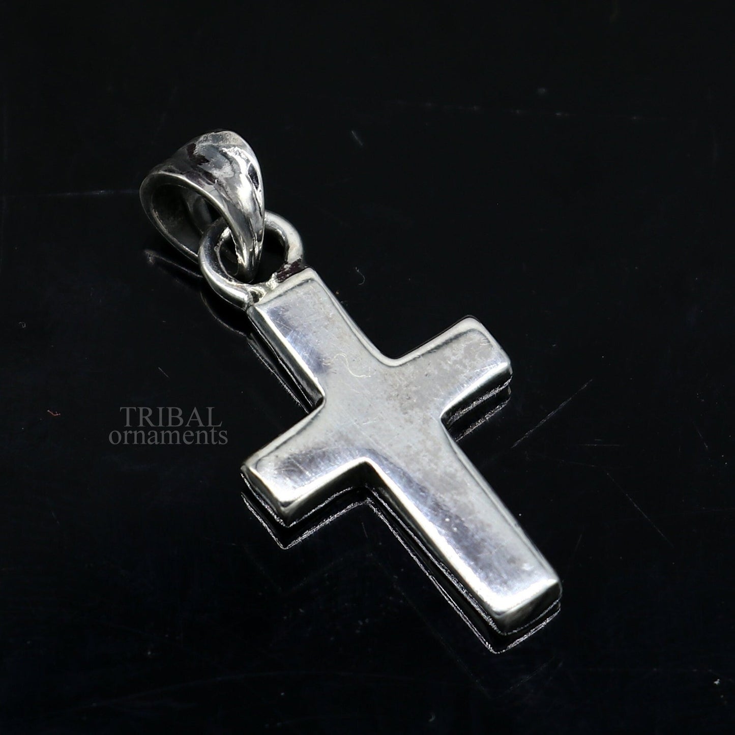 Elegant 925 sterling silver holy cross pendant, excellent unique design stylish unisex exclusive gift pendant jewelry from india ssp1710 - TRIBAL ORNAMENTS