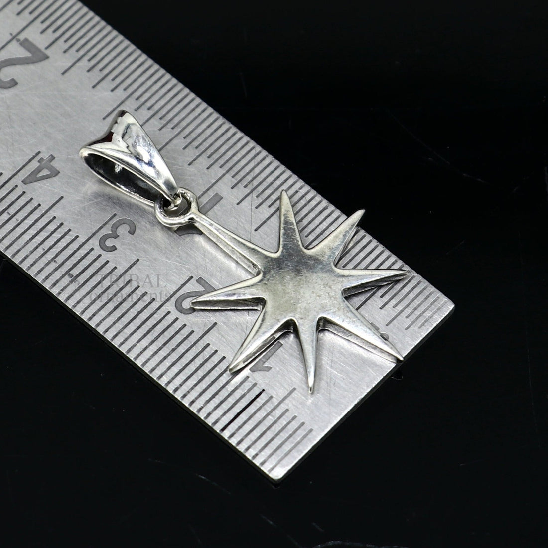 925 sterling silver handmade star pendant, best gifting unisex pendant locket, plain silver pendant elegant pendant jewelry ssp1670 - TRIBAL ORNAMENTS