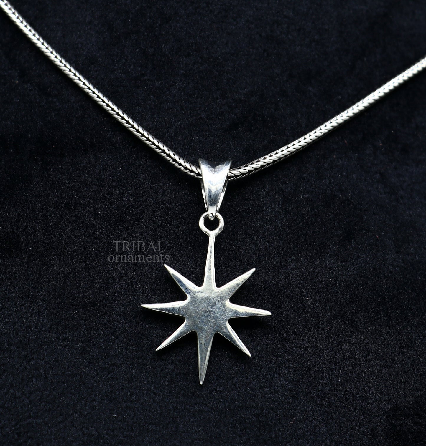 925 sterling silver handmade star pendant, best gifting unisex pendant locket, plain silver pendant elegant pendant jewelry ssp1670 - TRIBAL ORNAMENTS