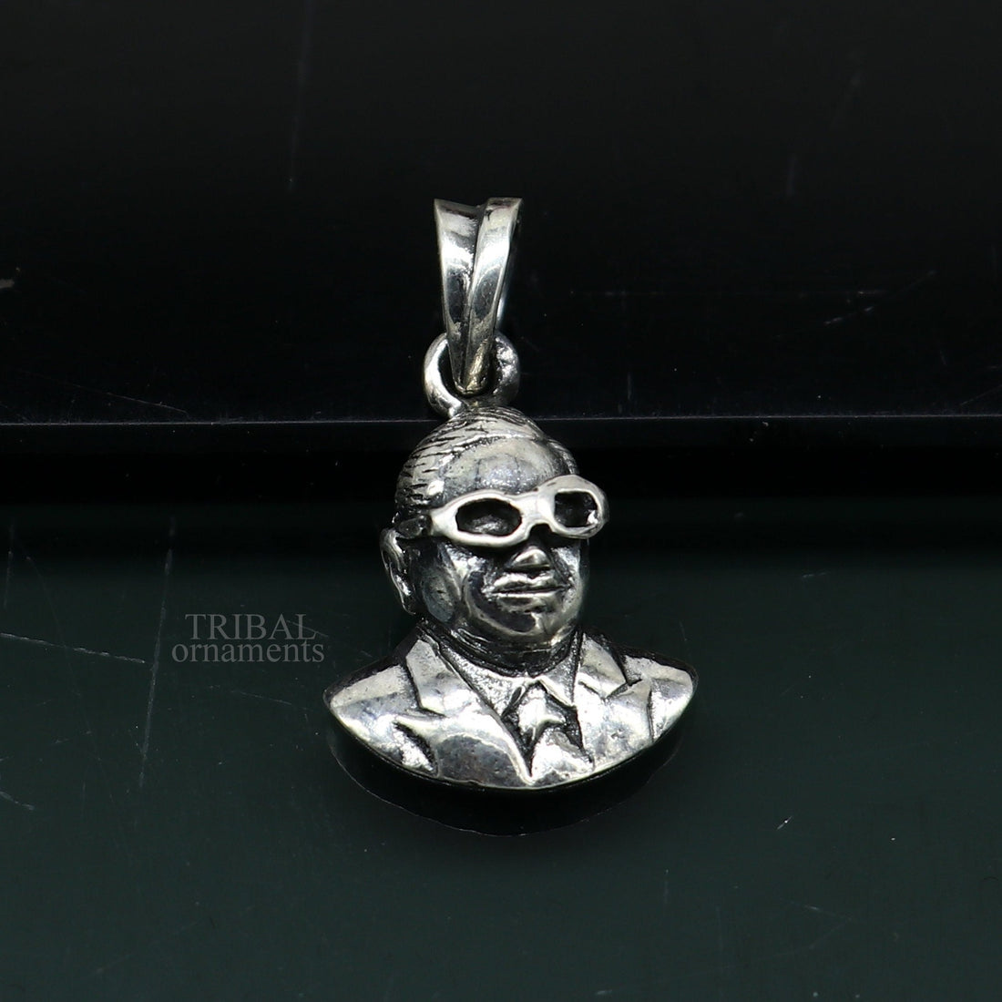 925 sterling silver handmade bheem rav Ambedkar design pendant, ambedkar pendant , best gifting jewelry ssp1673 - TRIBAL ORNAMENTS