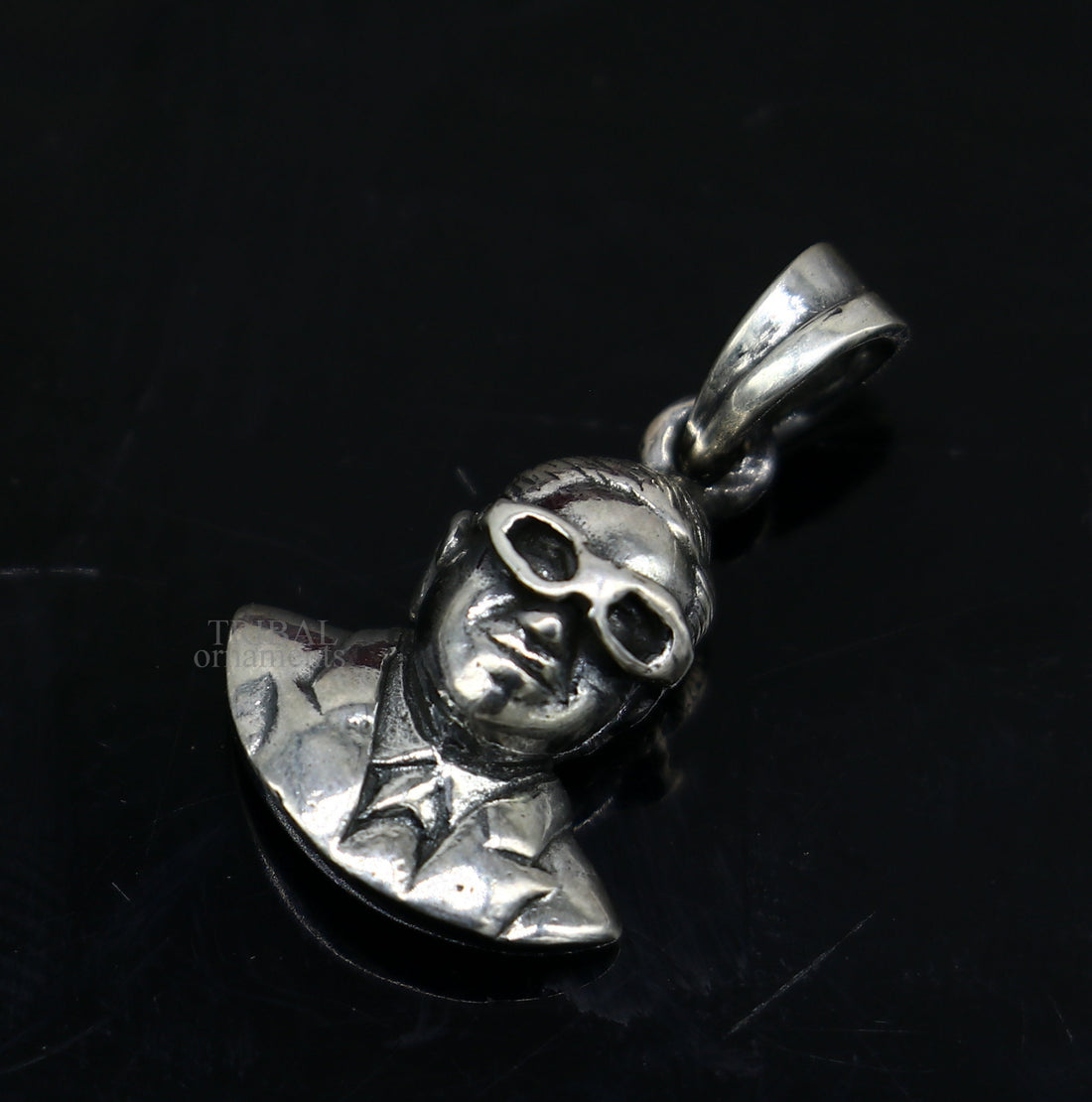 925 sterling silver handmade bheem rav Ambedkar design pendant, ambedkar pendant , best gifting jewelry ssp1673 - TRIBAL ORNAMENTS