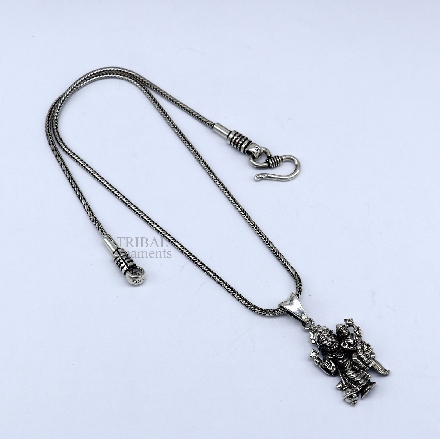 925 sterling silver handmade divine Vishnu with Laxmi (narsimha)pendant, amazing stylish unisex pendant personalized jewelry ssp1564 - TRIBAL ORNAMENTS
