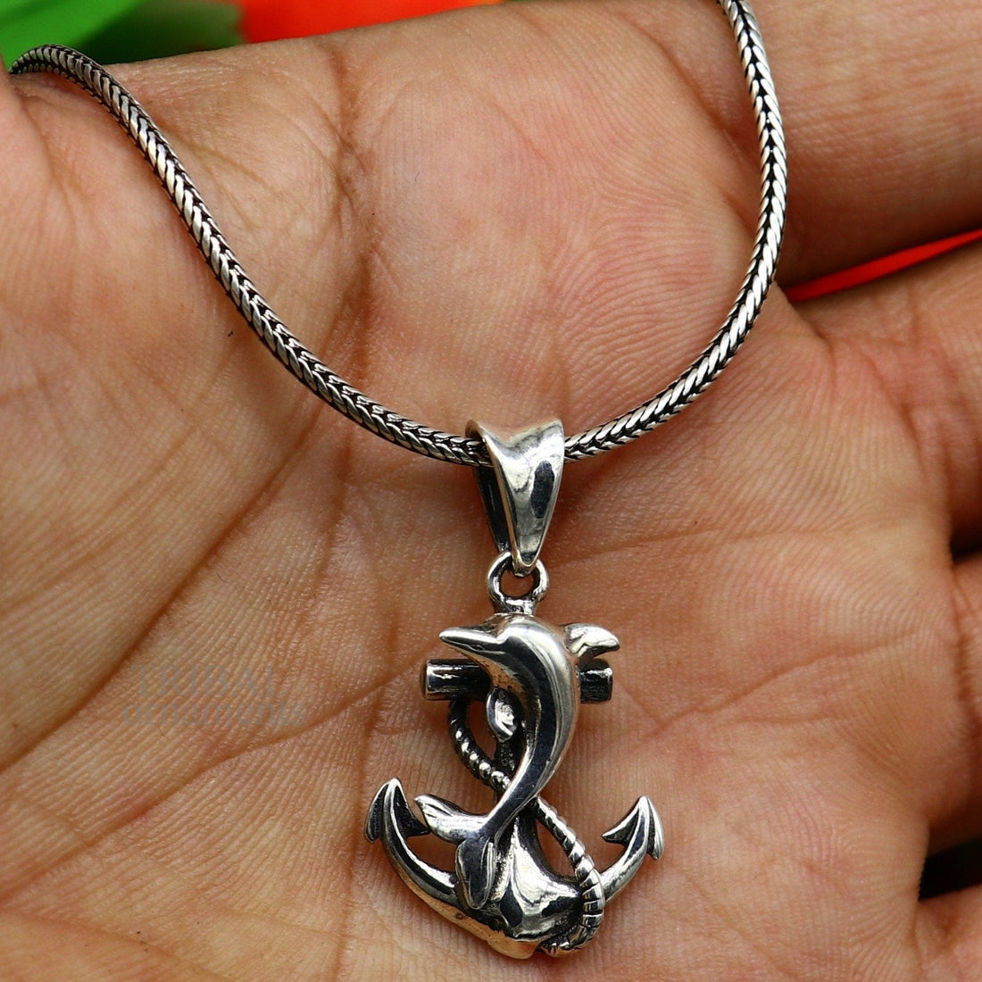 925 sterling silver handmade good luck pendant, best gifting silver pendant, elegant divine jewelry ssp1588 - TRIBAL ORNAMENTS