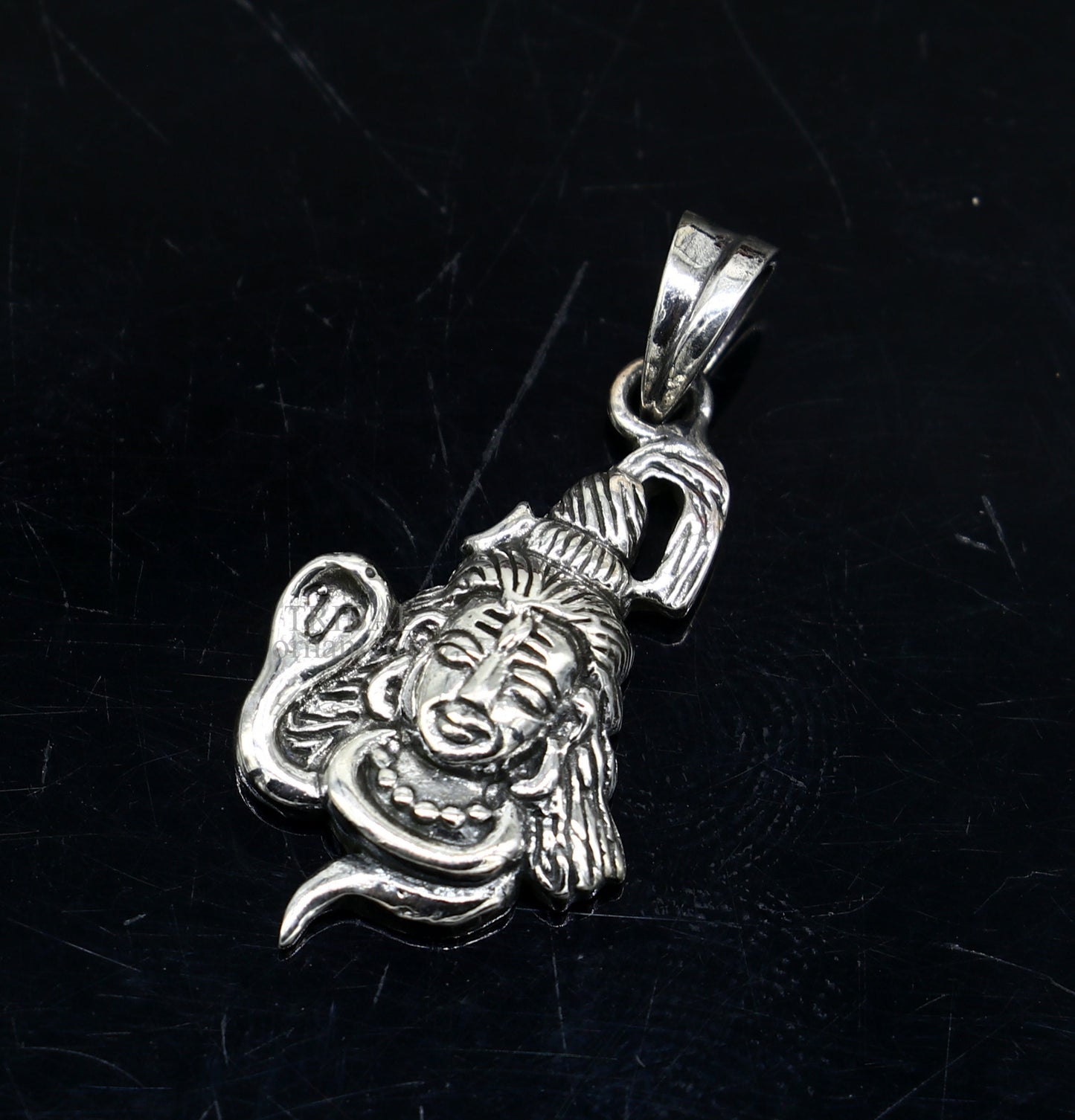 925 sterling silver amazing designer Hindu idol Lord Shiva pendant, excellent gifting unisex locket pendant customized jewelry ssp1647 - TRIBAL ORNAMENTS