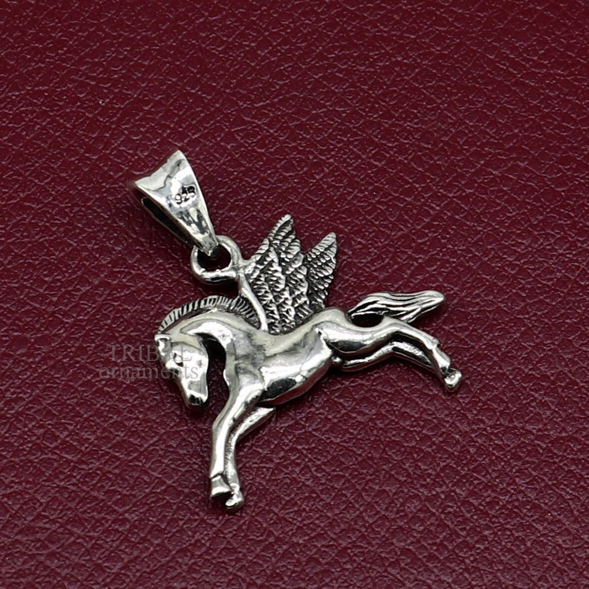 925 sterling silver elegant stylish vintage horse unicorn design pendant, amazing stylish divine pendant for boy's and girl's  ssp1612 - TRIBAL ORNAMENTS