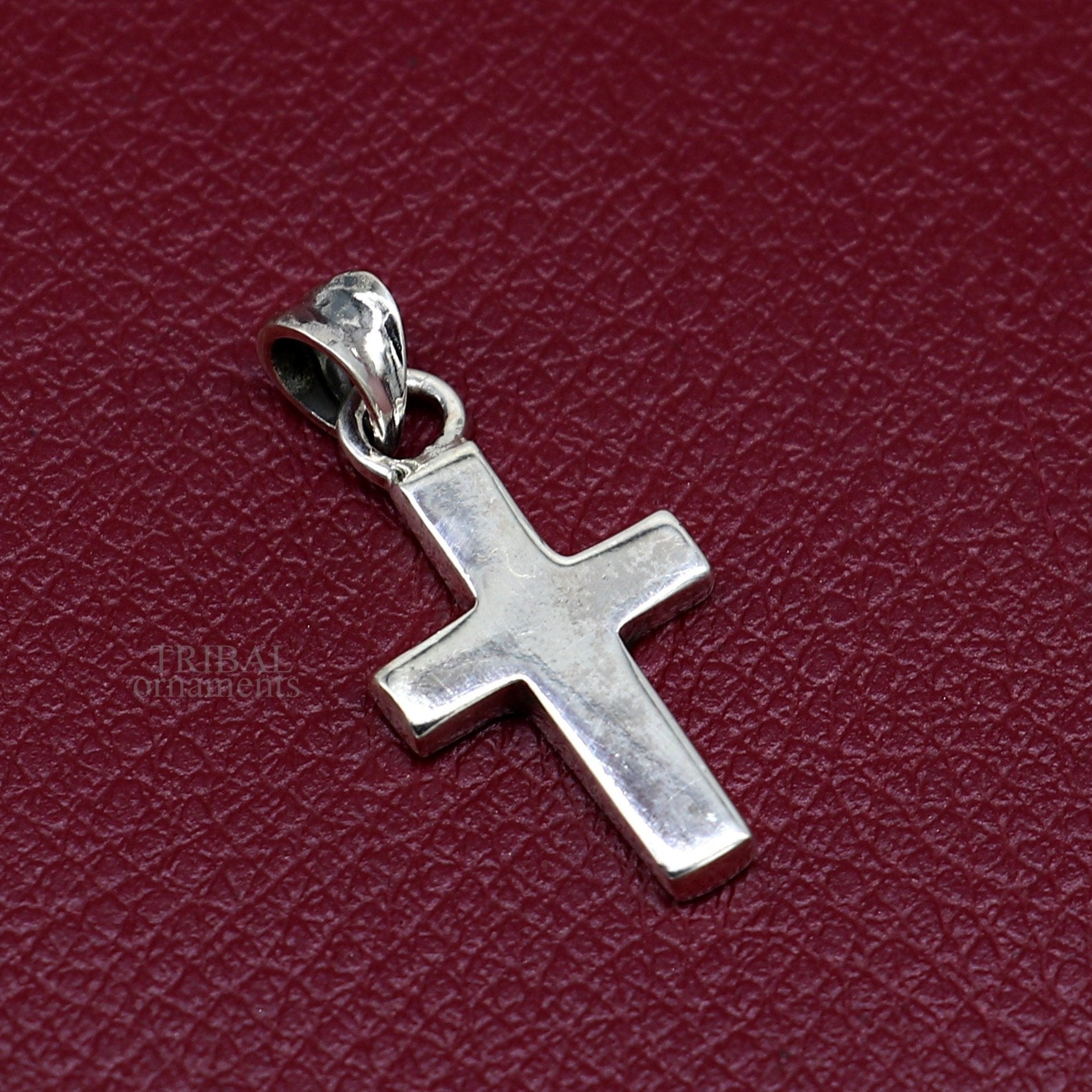 Elegant 925 sterling silver holy cross pendant, excellent unique design stylish unisex exclusive gift pendant jewelry from india ssp1710 - TRIBAL ORNAMENTS