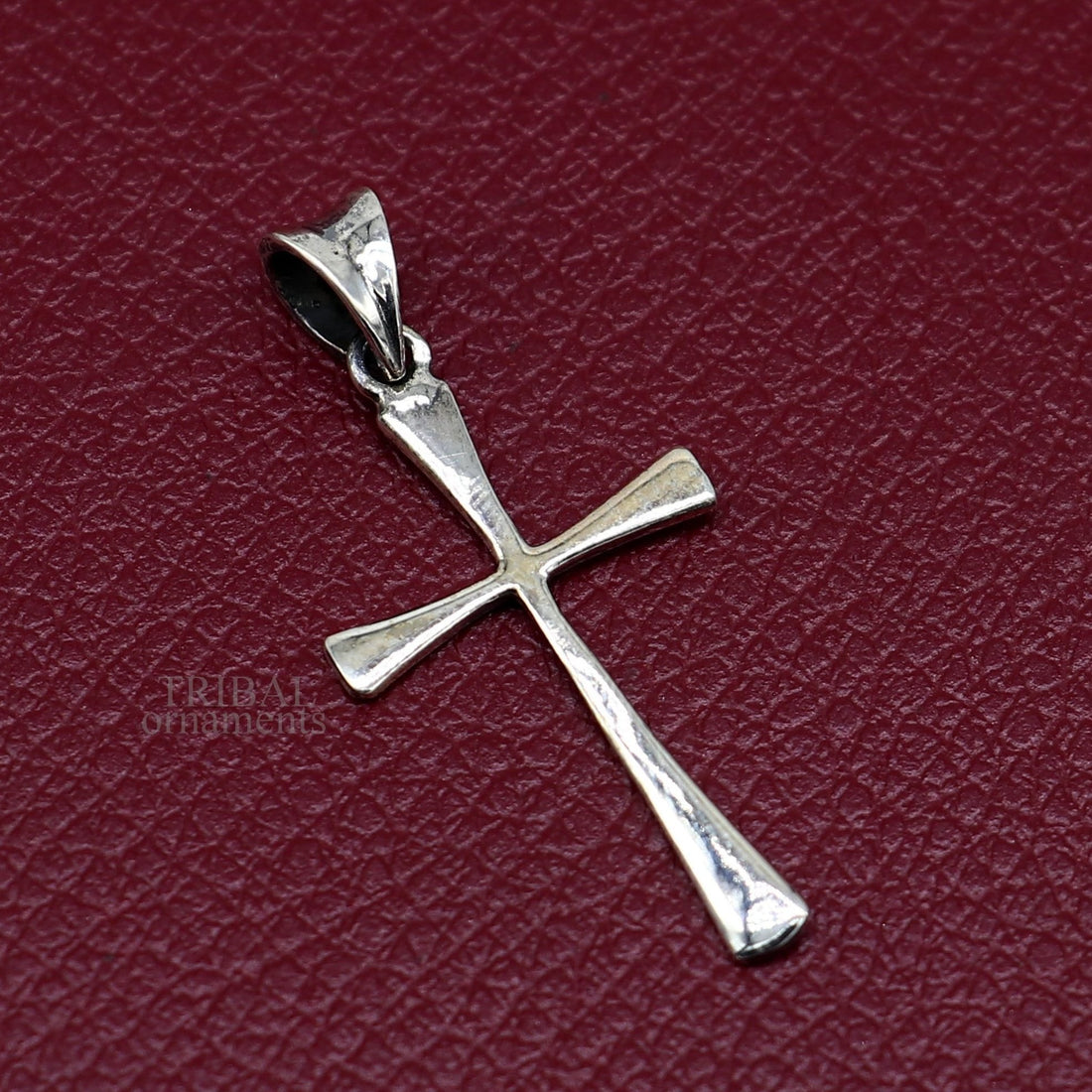 Elegant 925 sterling silver holy cross pendant, excellent unique design stylish unisex exclusive gift pendant jewelry from india ssp1735 - TRIBAL ORNAMENTS